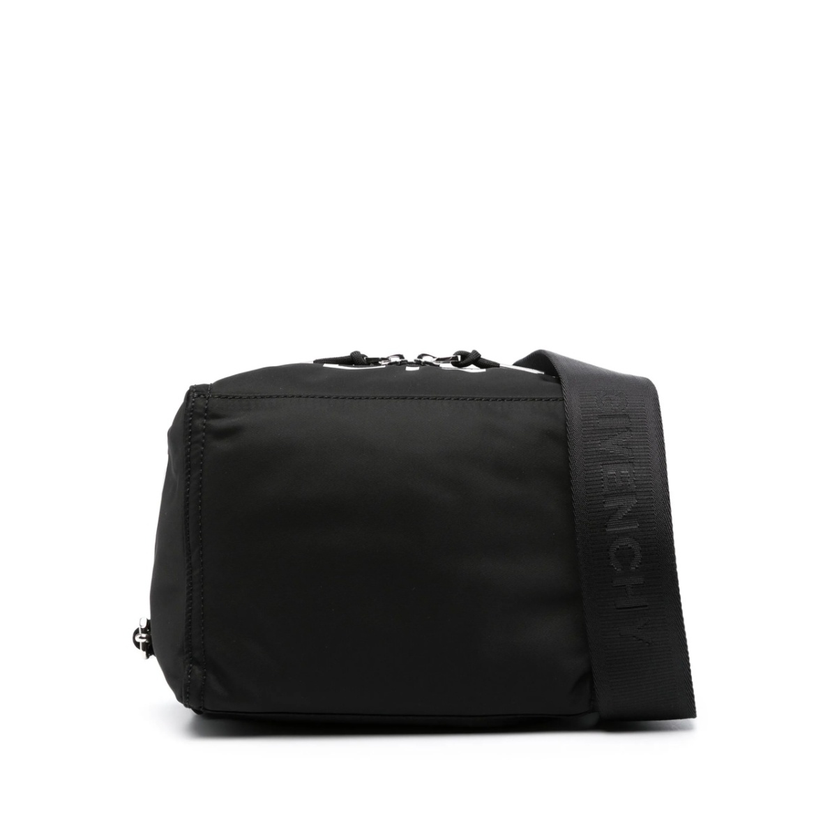 logo-print messenger bag