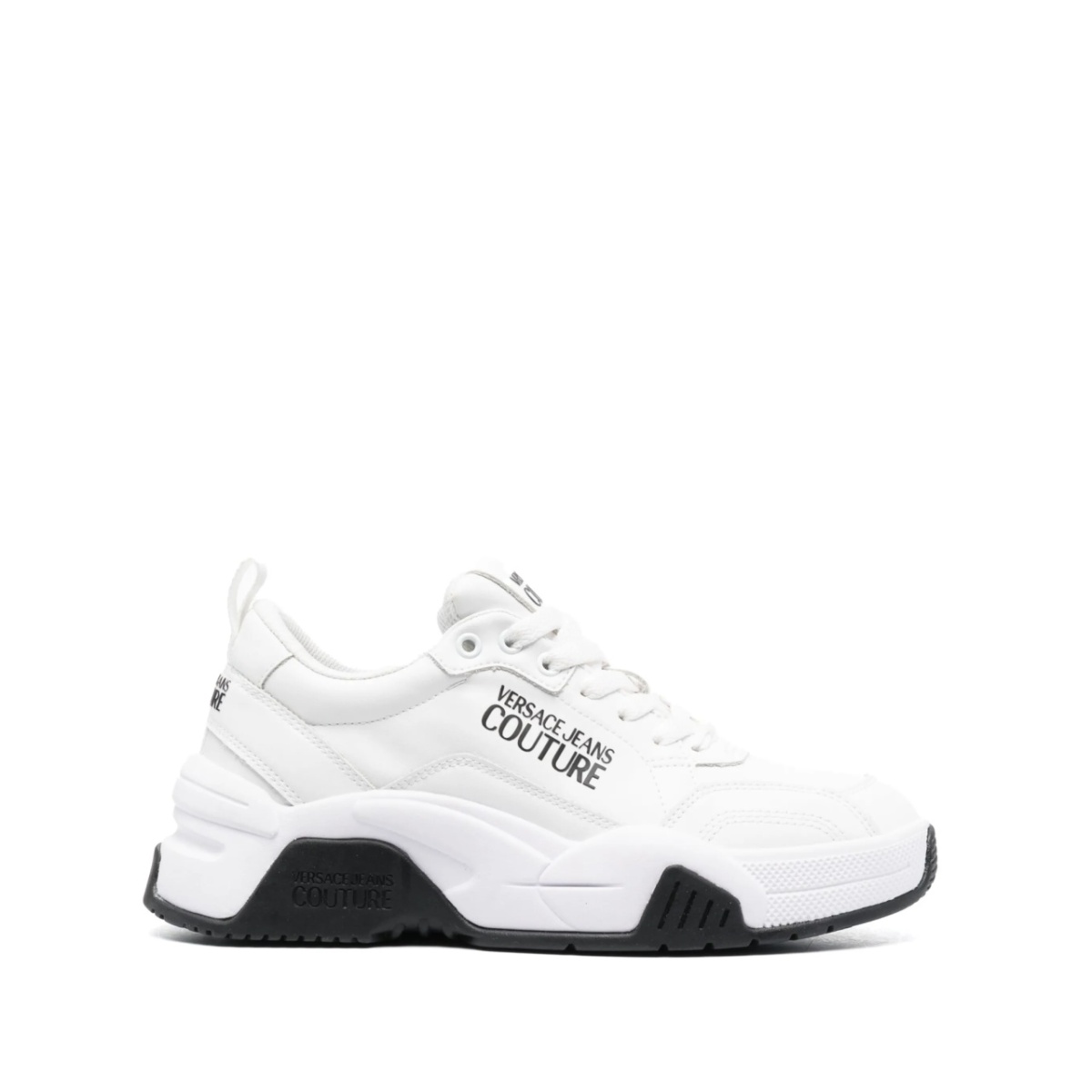 logo-print round-toe sneakers