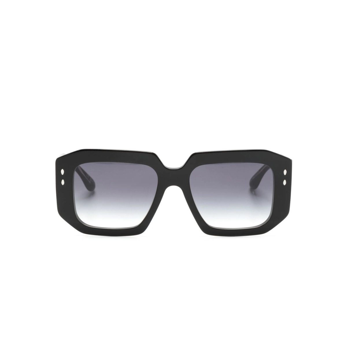 logo-print square-frame sunglasses