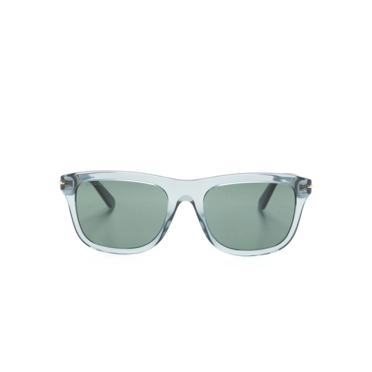logo-print square-frame sunglasses