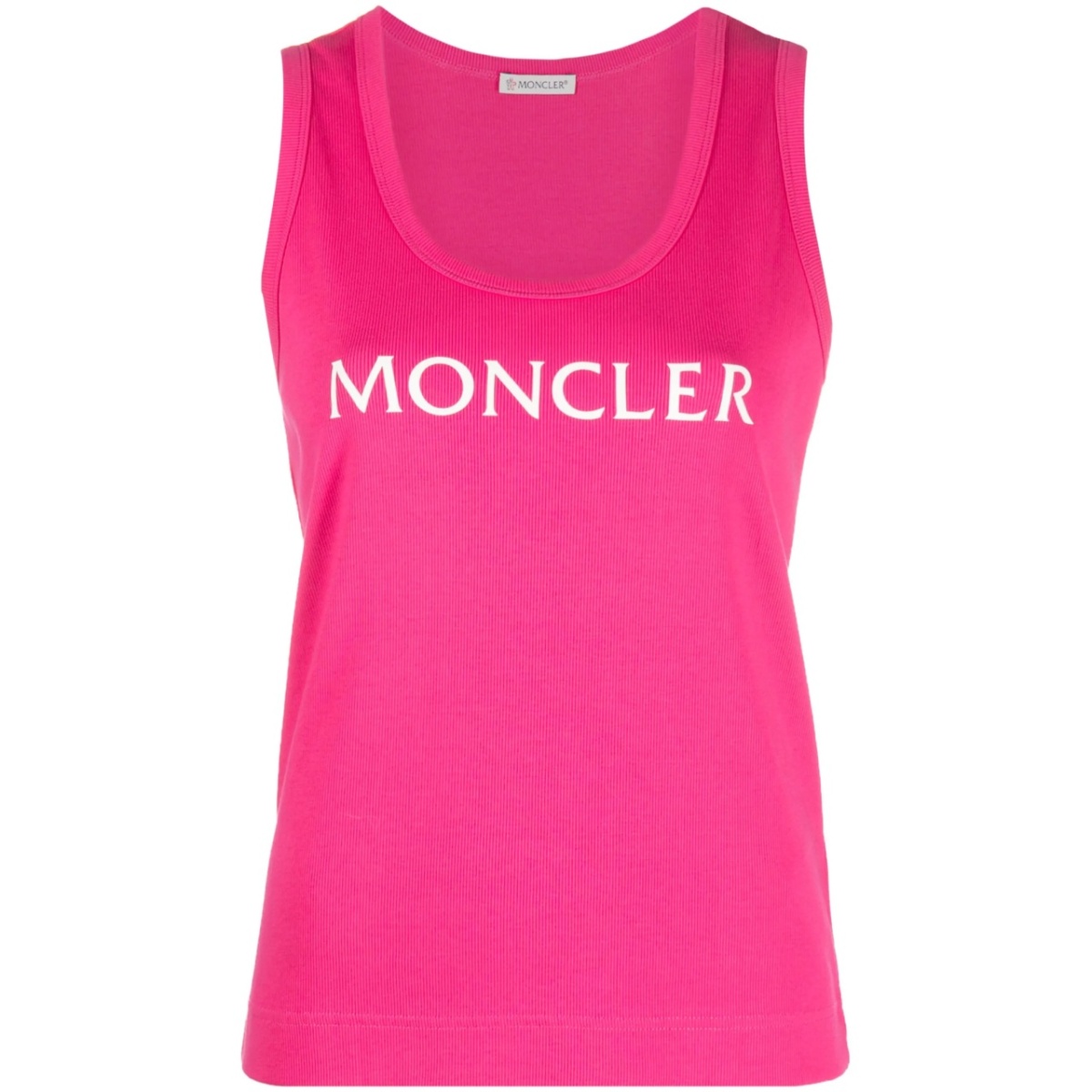 logo-print tank top