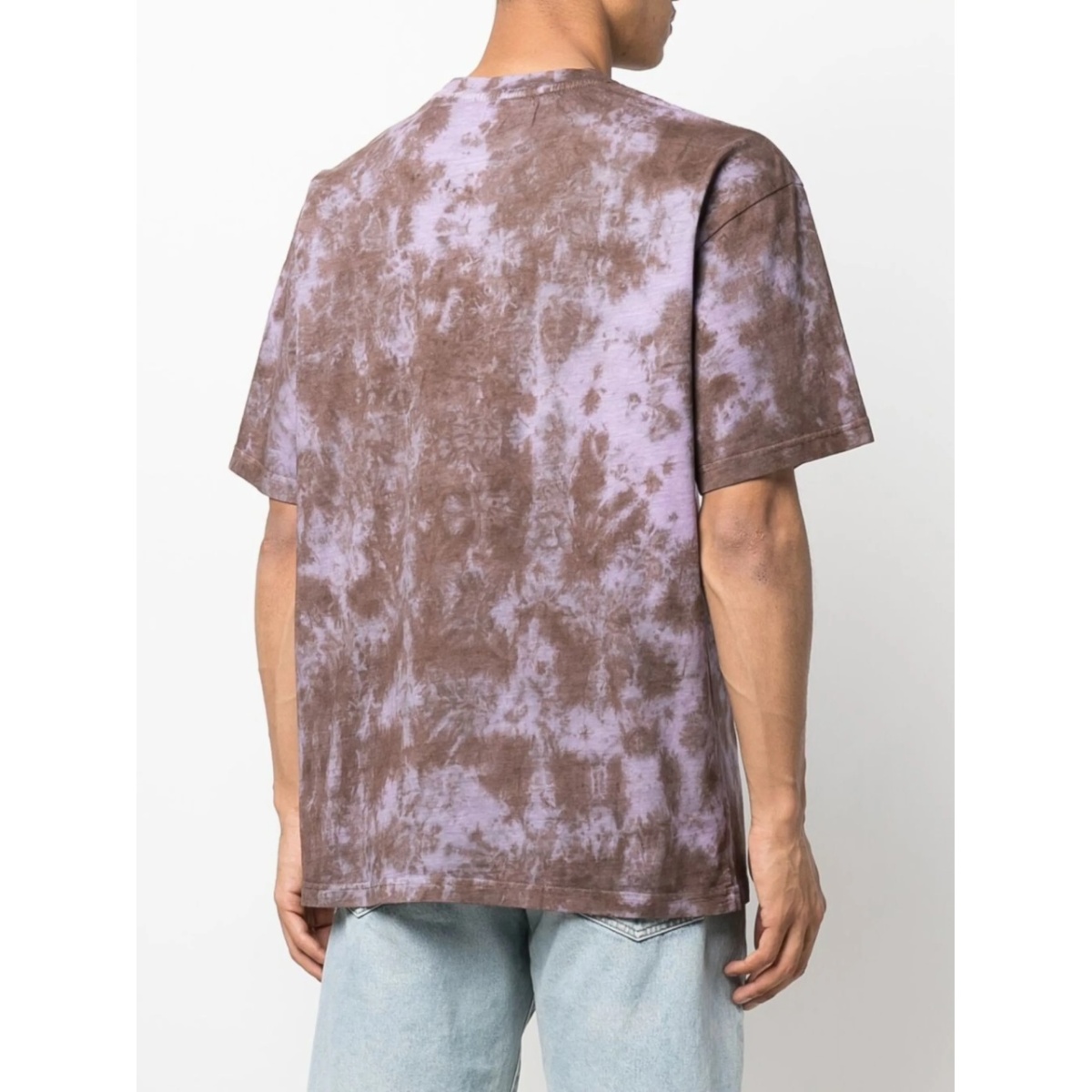 logo-print tie-dye T-shirt - Img 5