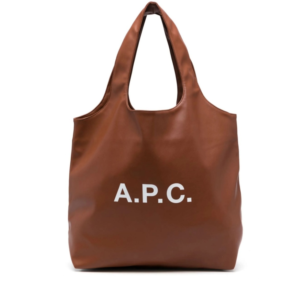 logo-print tote bag
