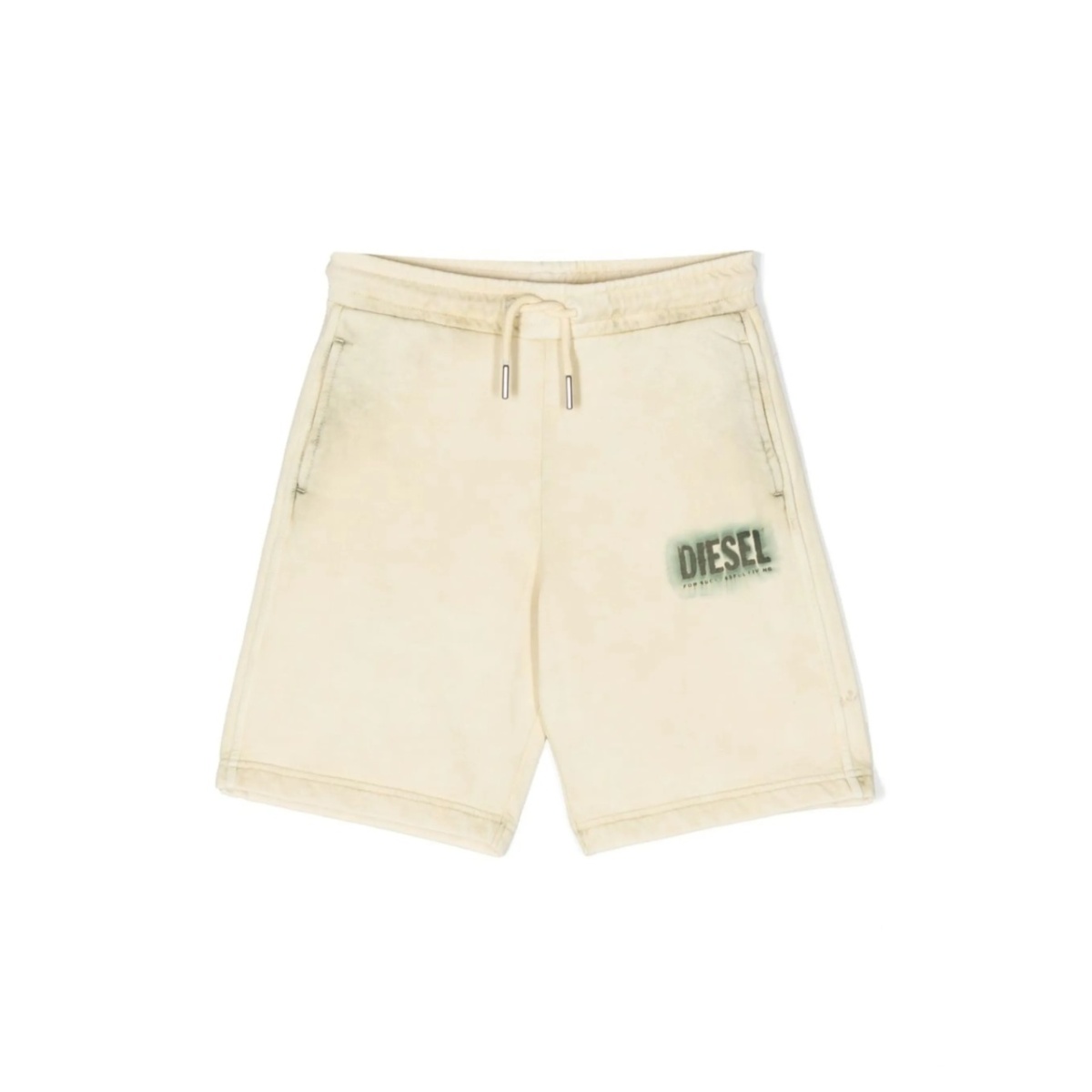 logo-print track shorts