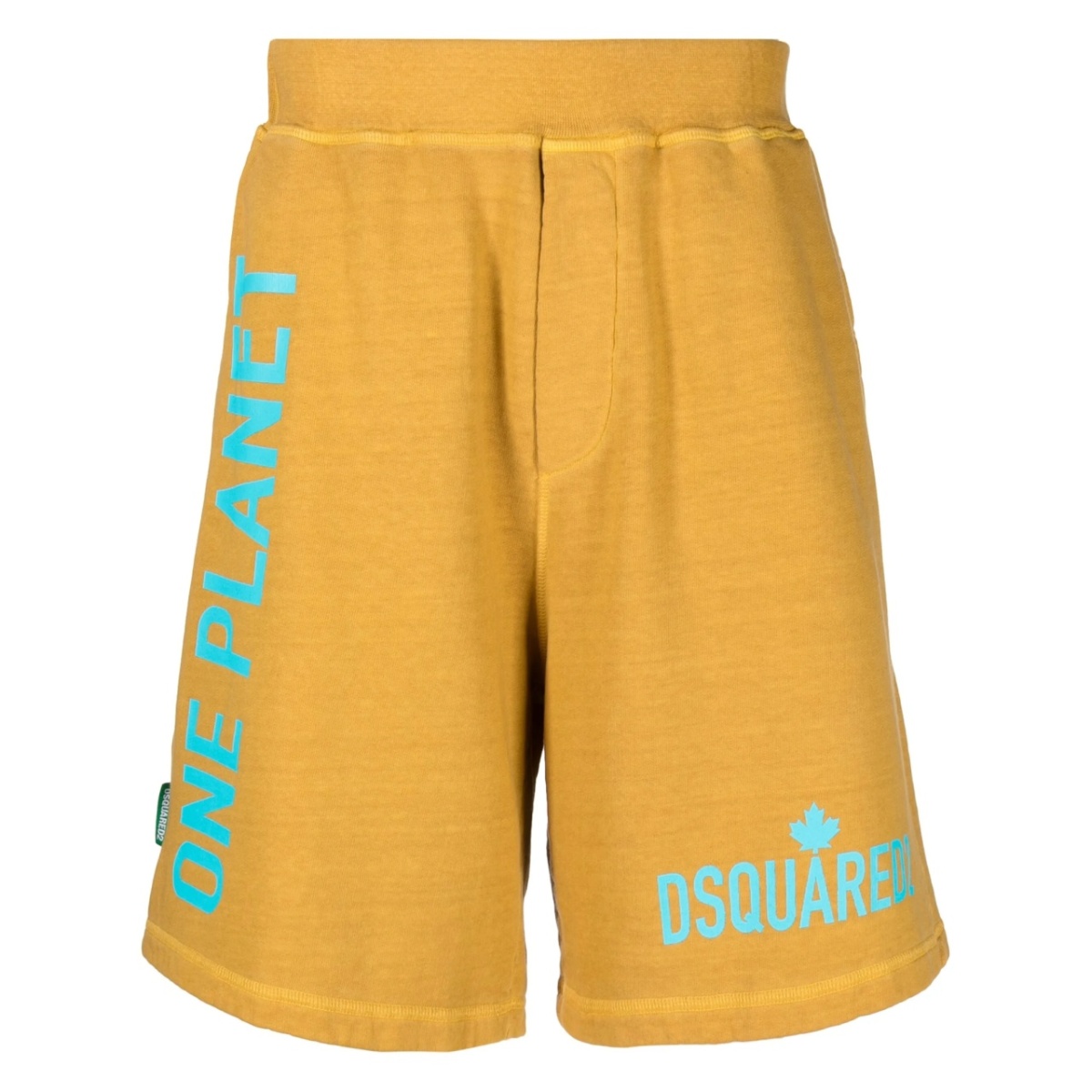 logo-print track shorts