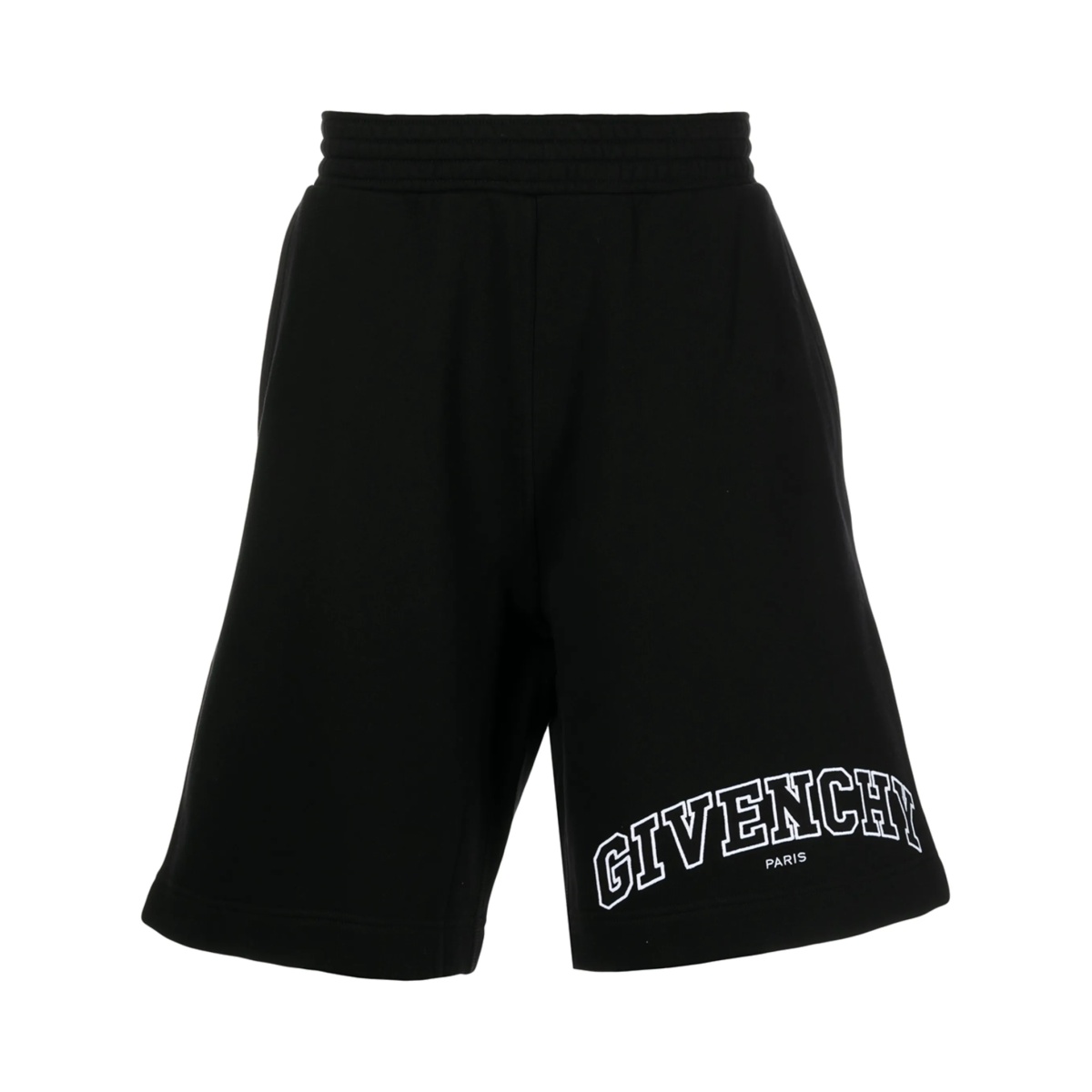 logo-print track shorts