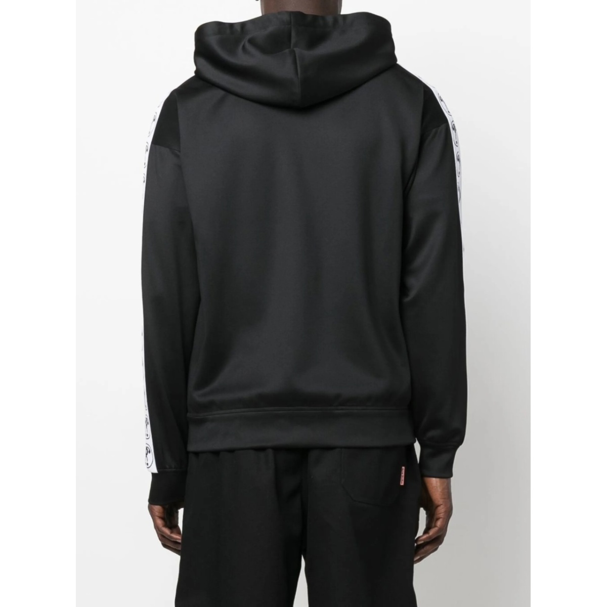 logo-print zip-up hoodie - Img 4