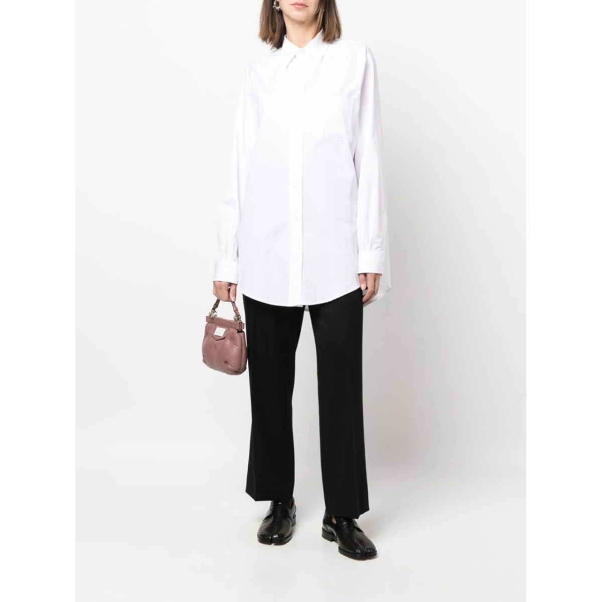 longline poplin shirt - Img 2