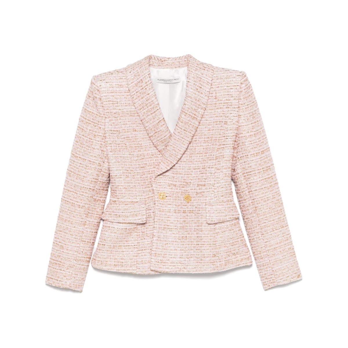 lurex tweed blazer