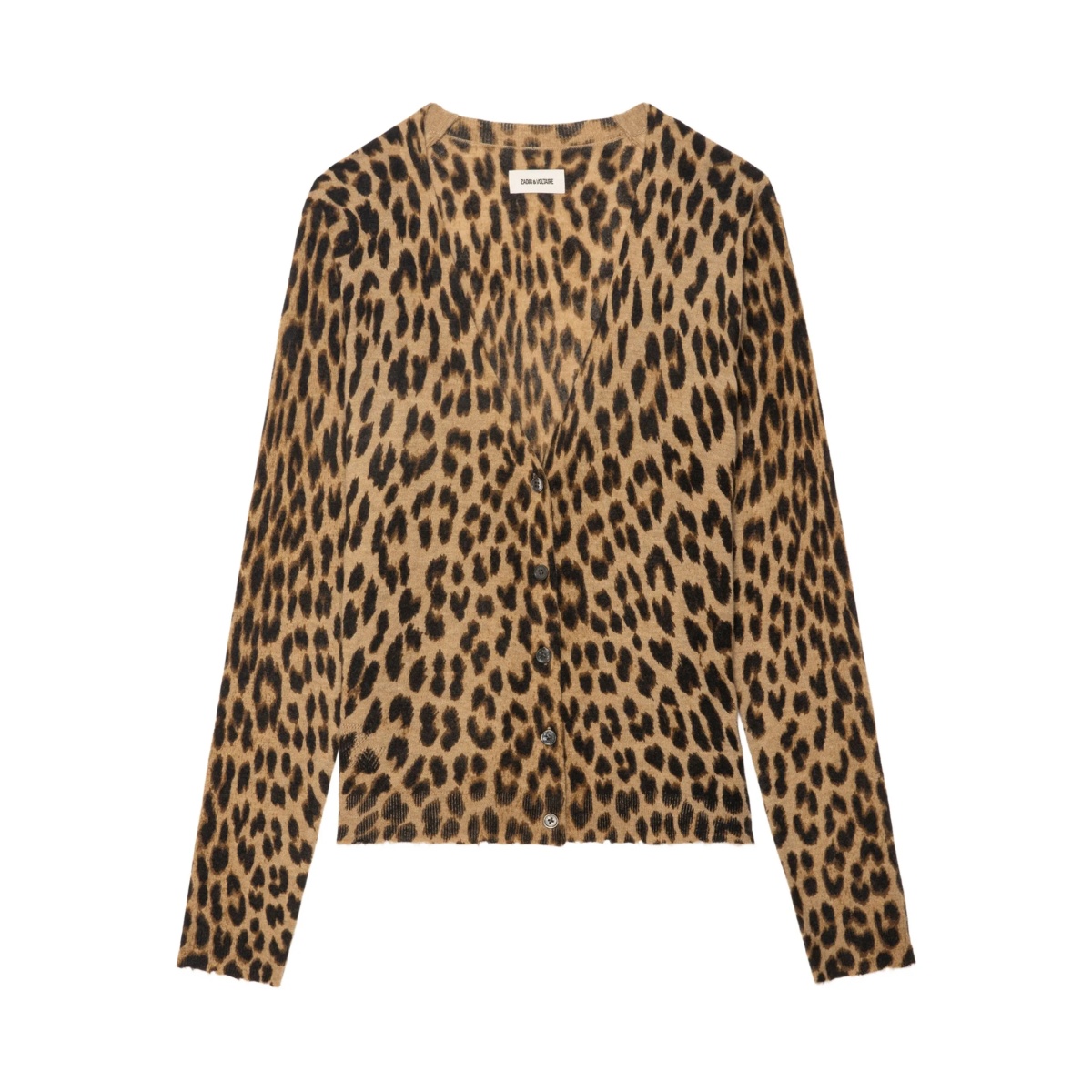 Manala leopard-print button cardigan