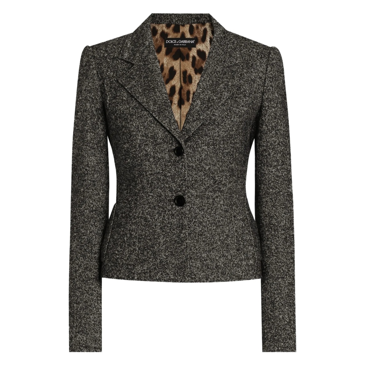mélange-effect jacket