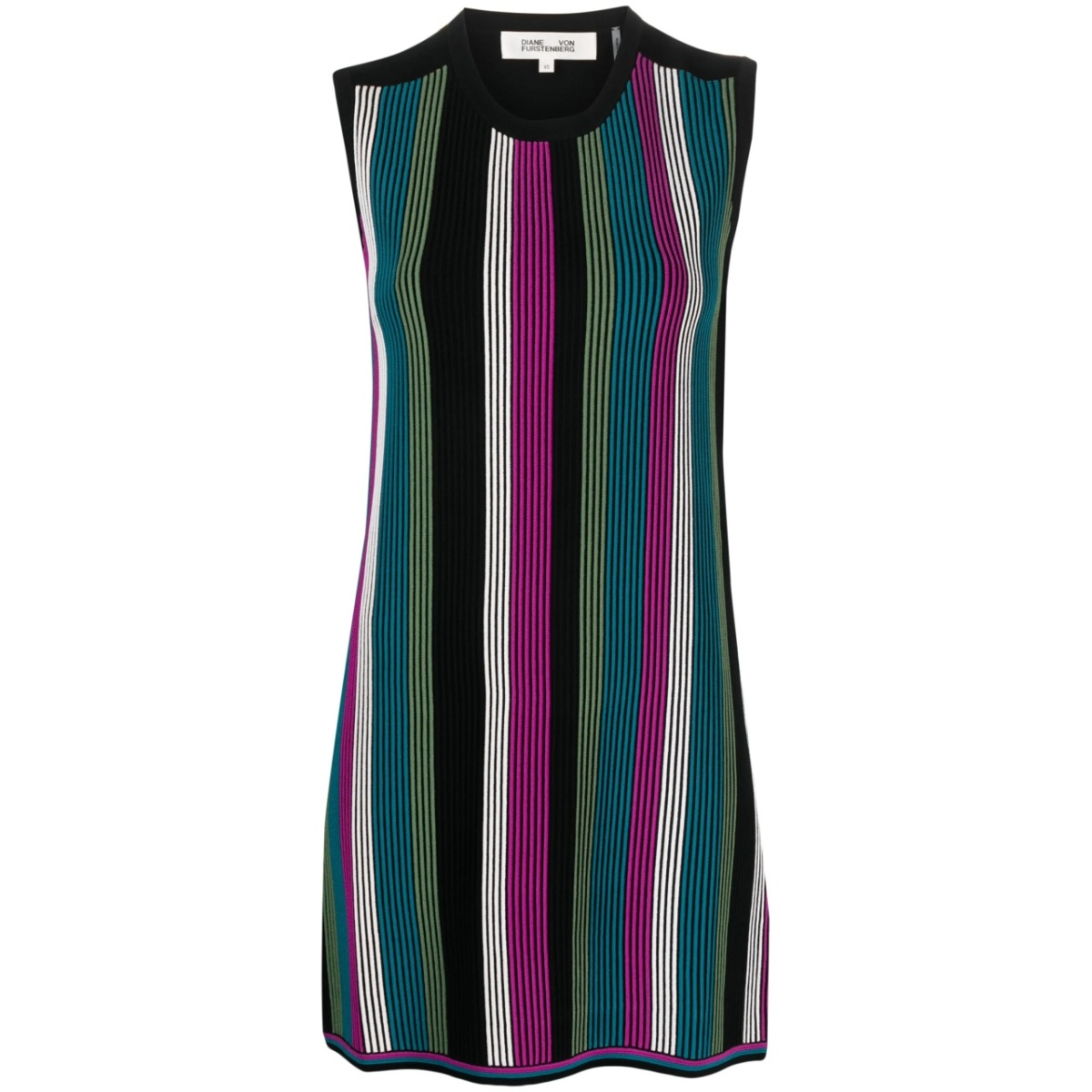 Meta striped minidress