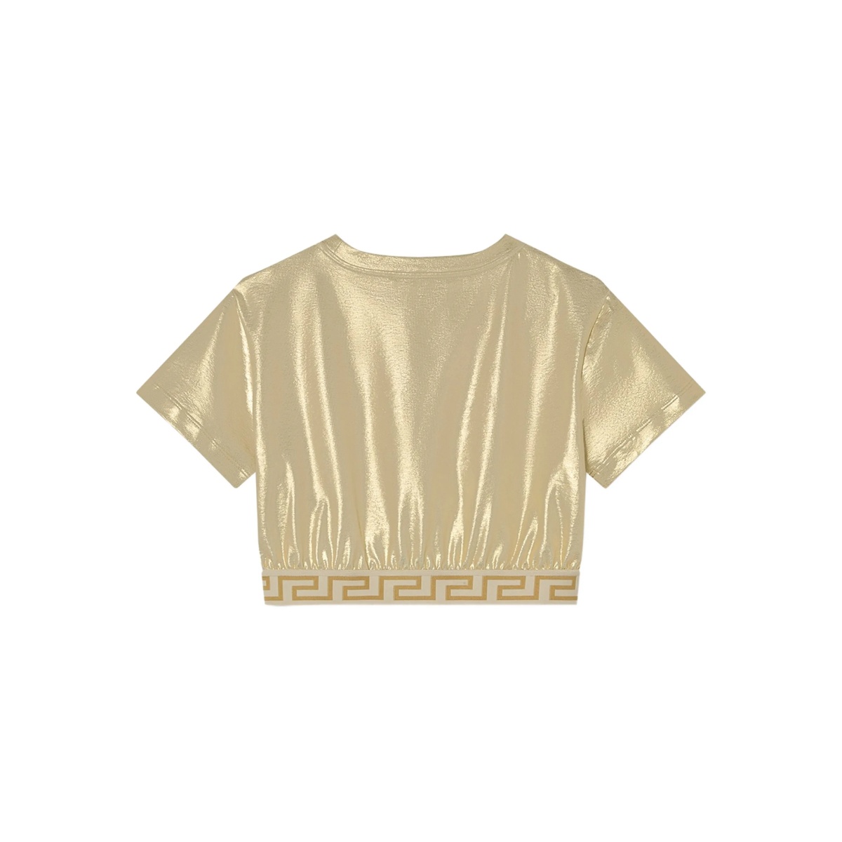 metallic cropped top - Img 2