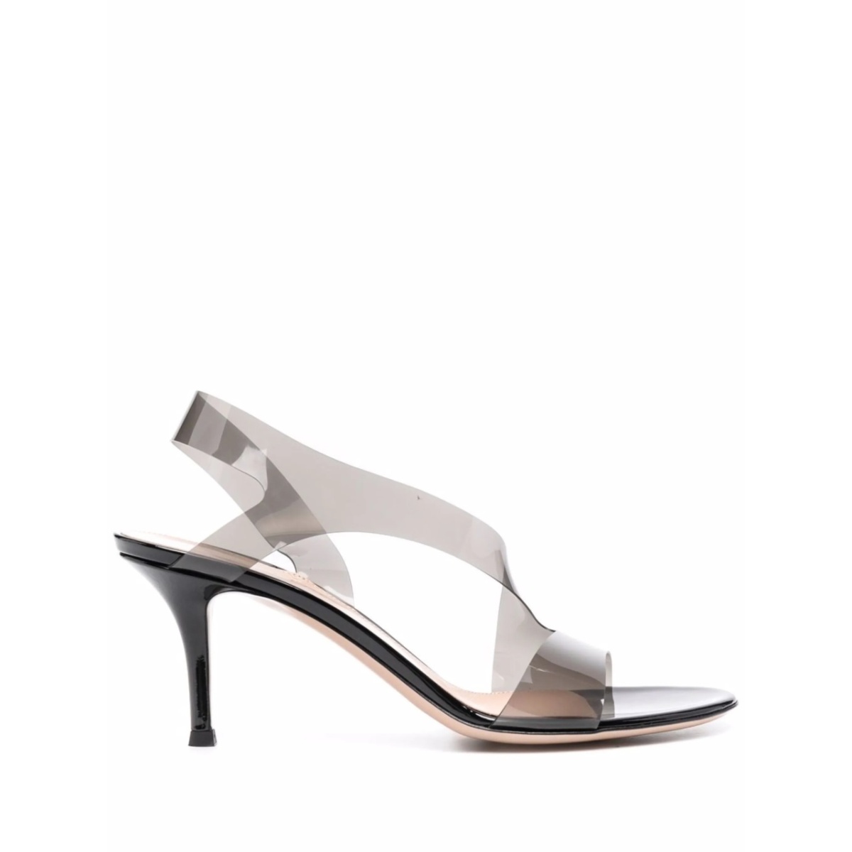 Metropolis 70mm transparent sandals