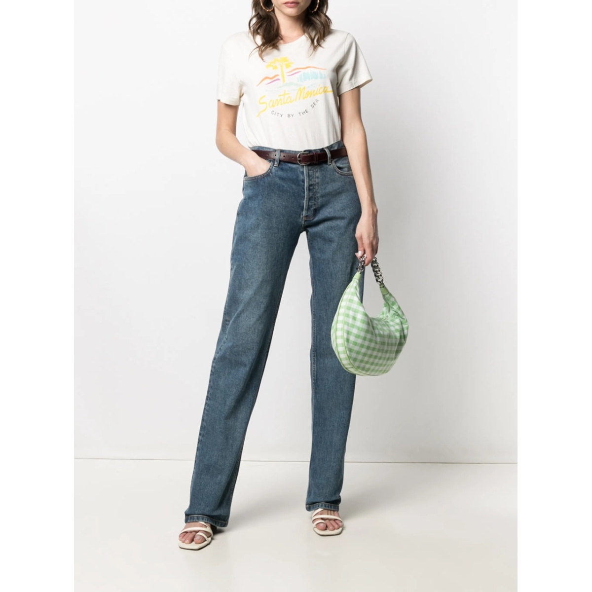 mid-rise straight-leg jeans - Img 3