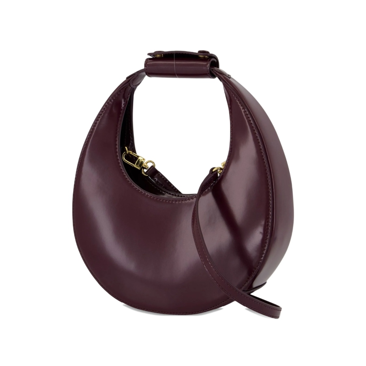 mini Moon crescent top-handle shoulder bag - Img 3