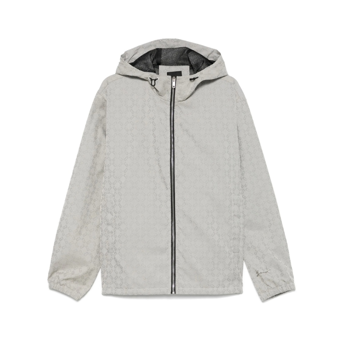 monogram 72-jacquard windbreaker