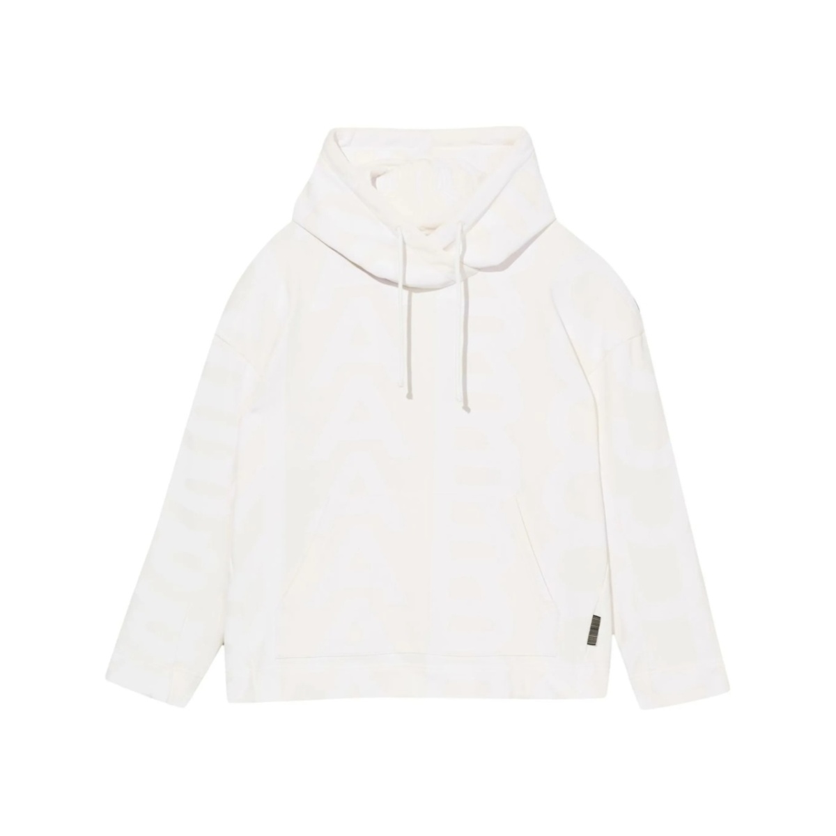 Monogram Oversized drawstring hoodie