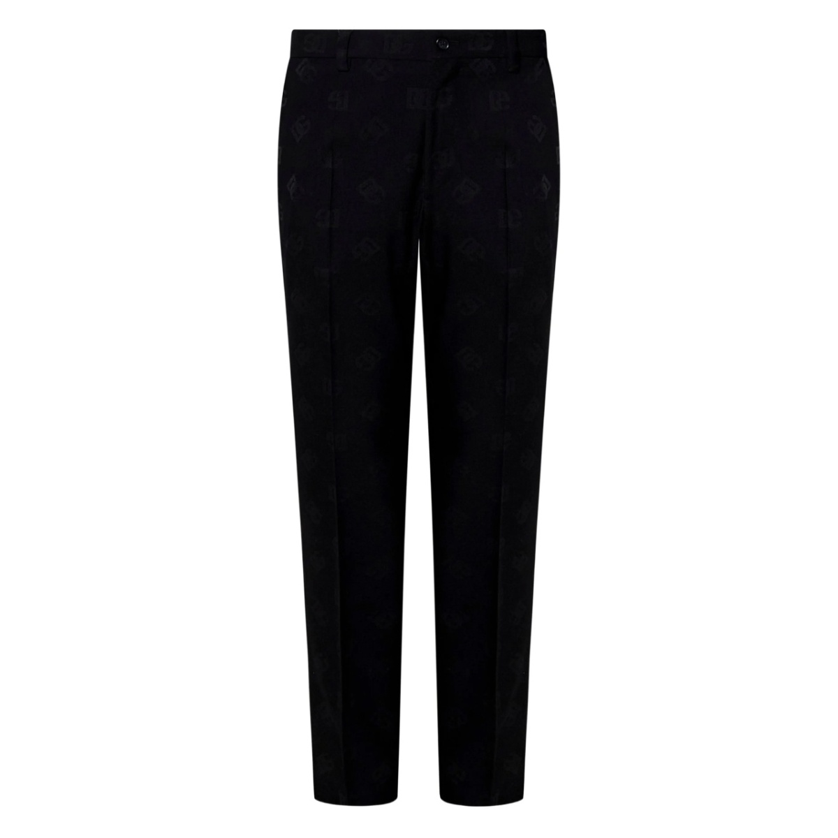monogram-pattern tailored trousers
