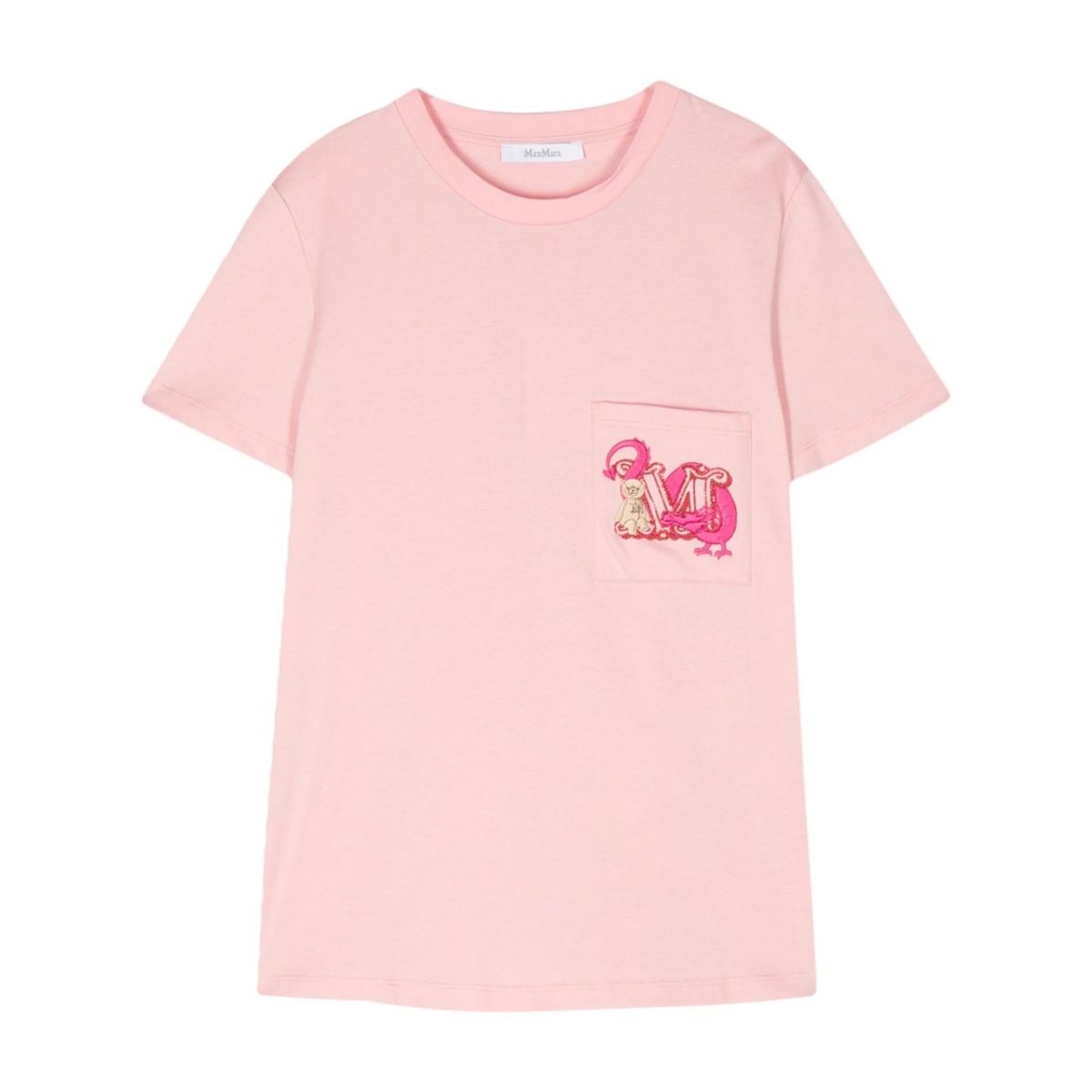 monogram-print cotton T-shirt