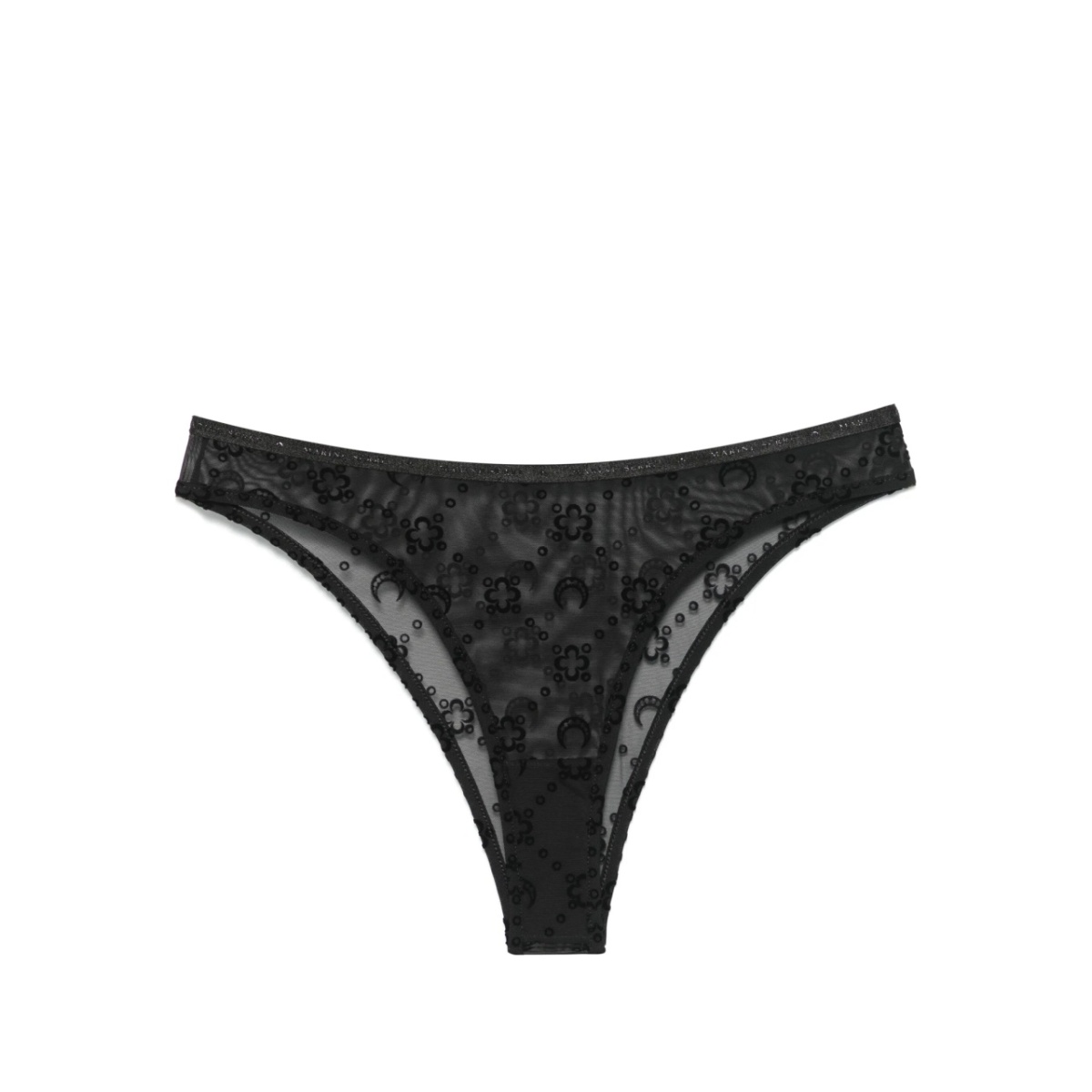 Moonogram mesh briefs