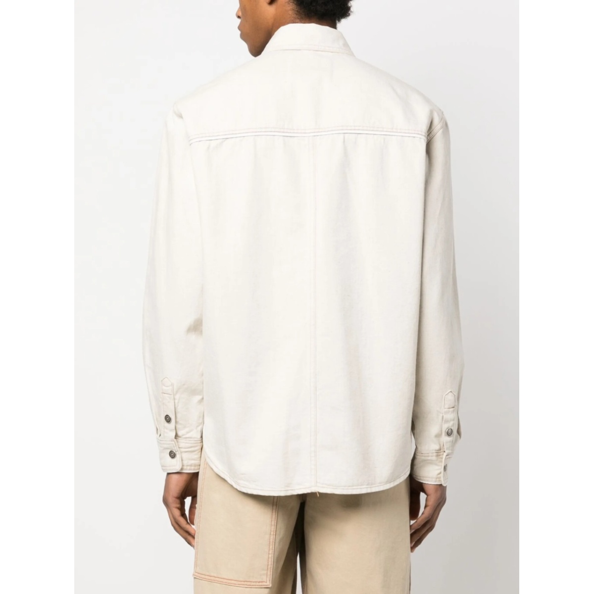 multiple-pockets shirt jacket - Img 4