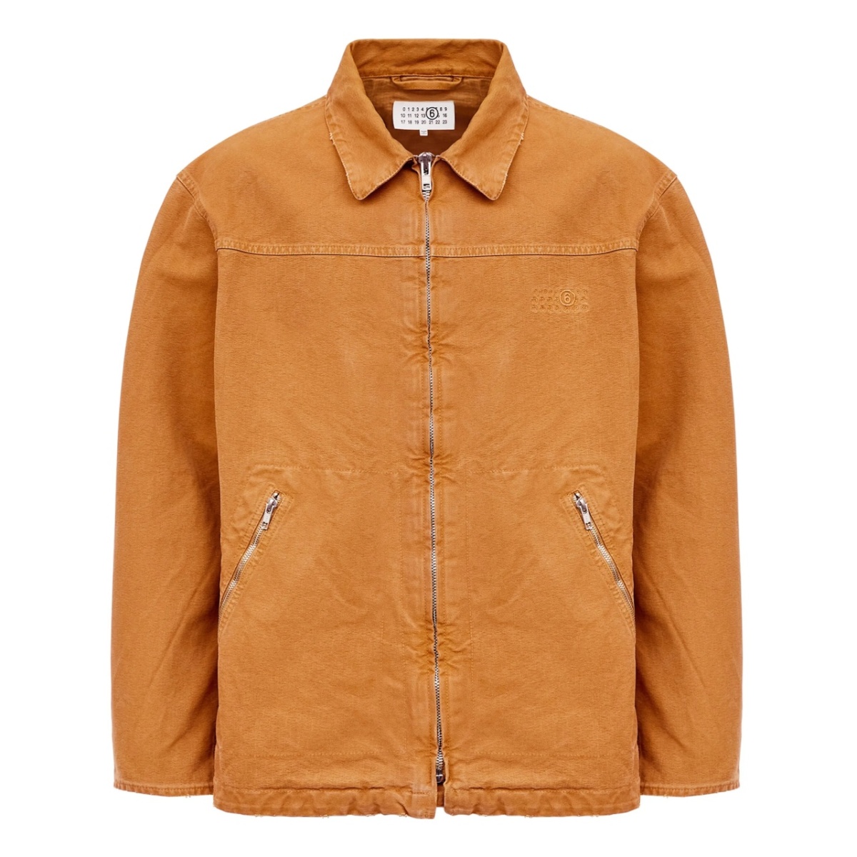 numbers-motif jacket