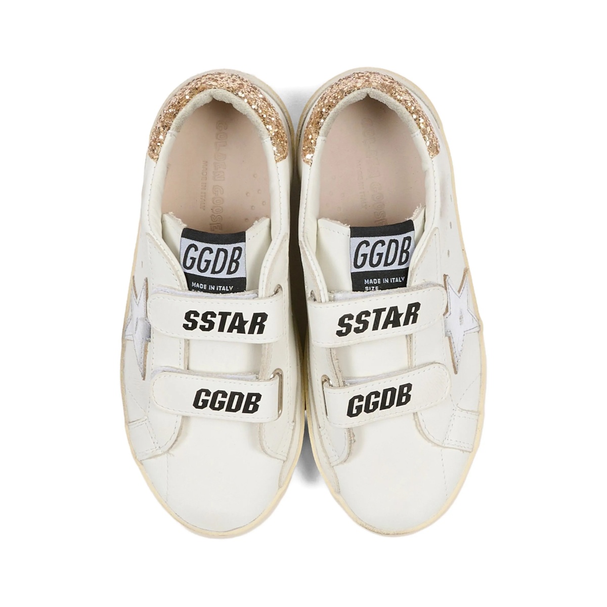 Old School glitter star strap sneakers - Img 4