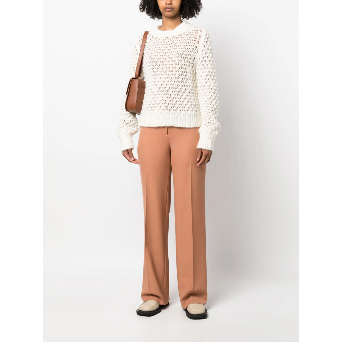 open-knit long-sleeve jumper - Img 2