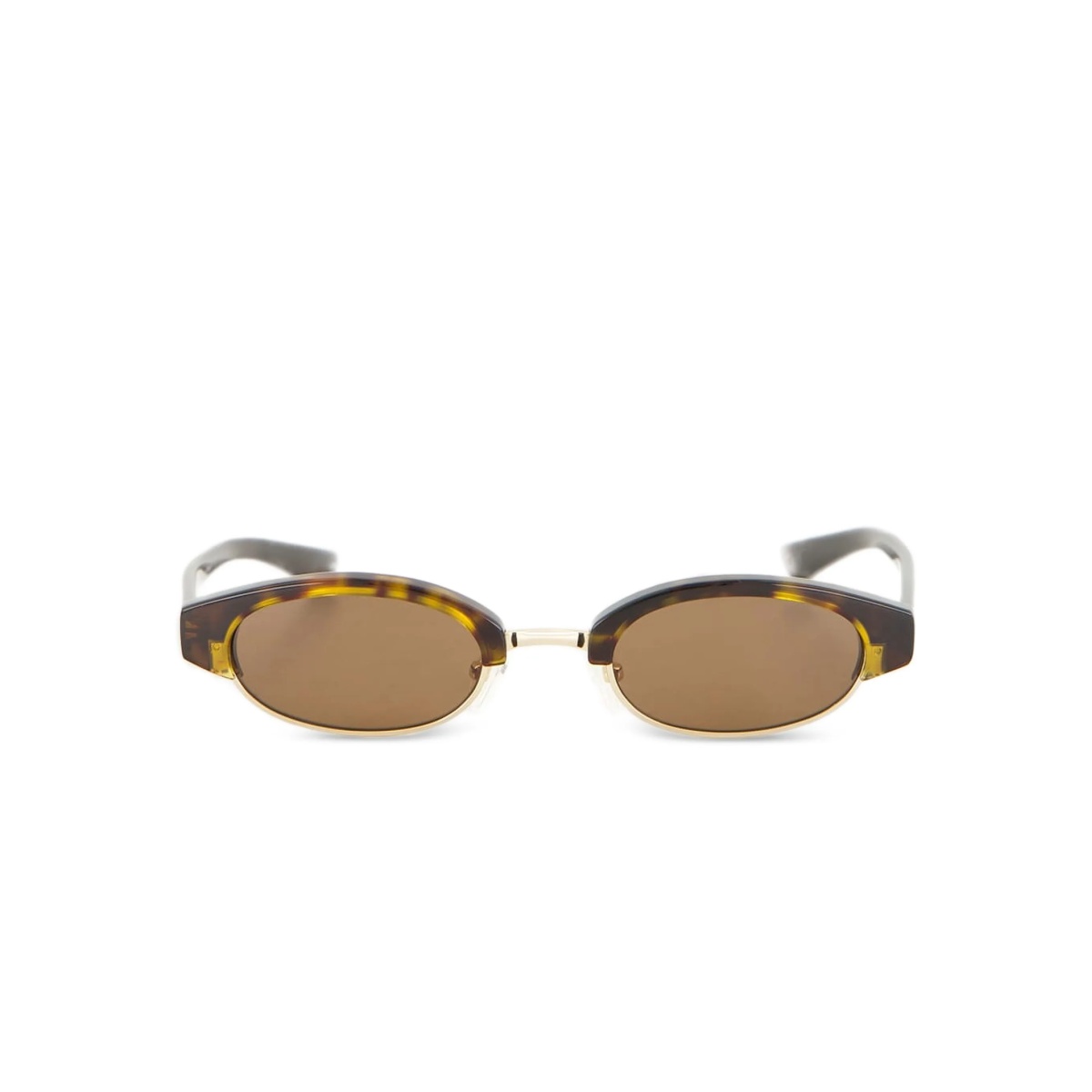 oval-frame sunglasses