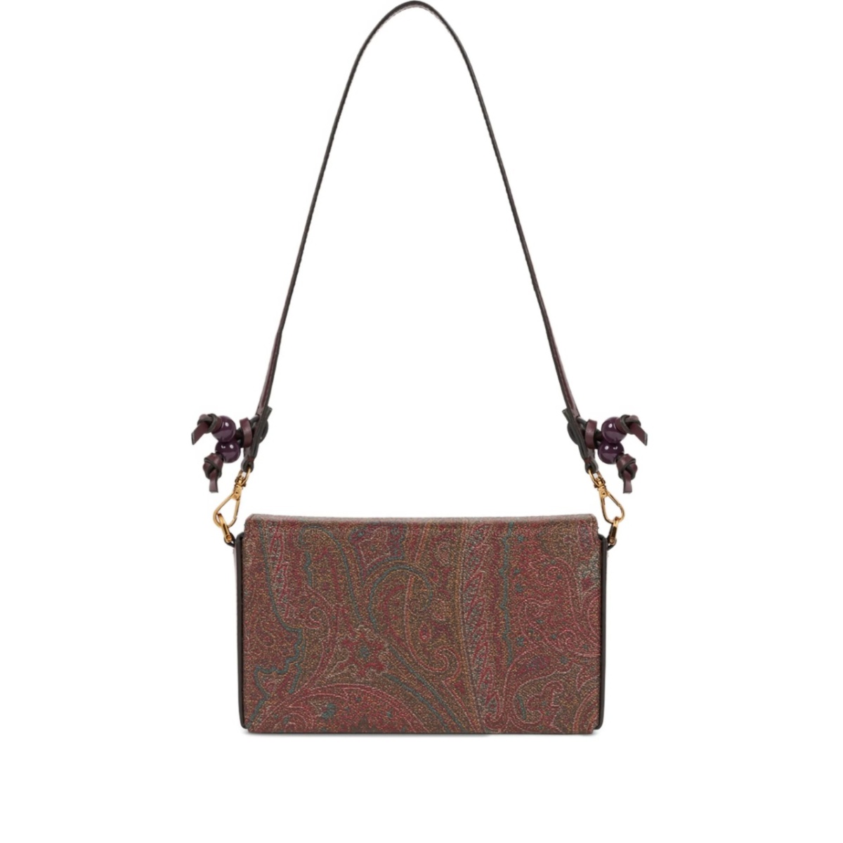 Paisley Jacquard clutch bag