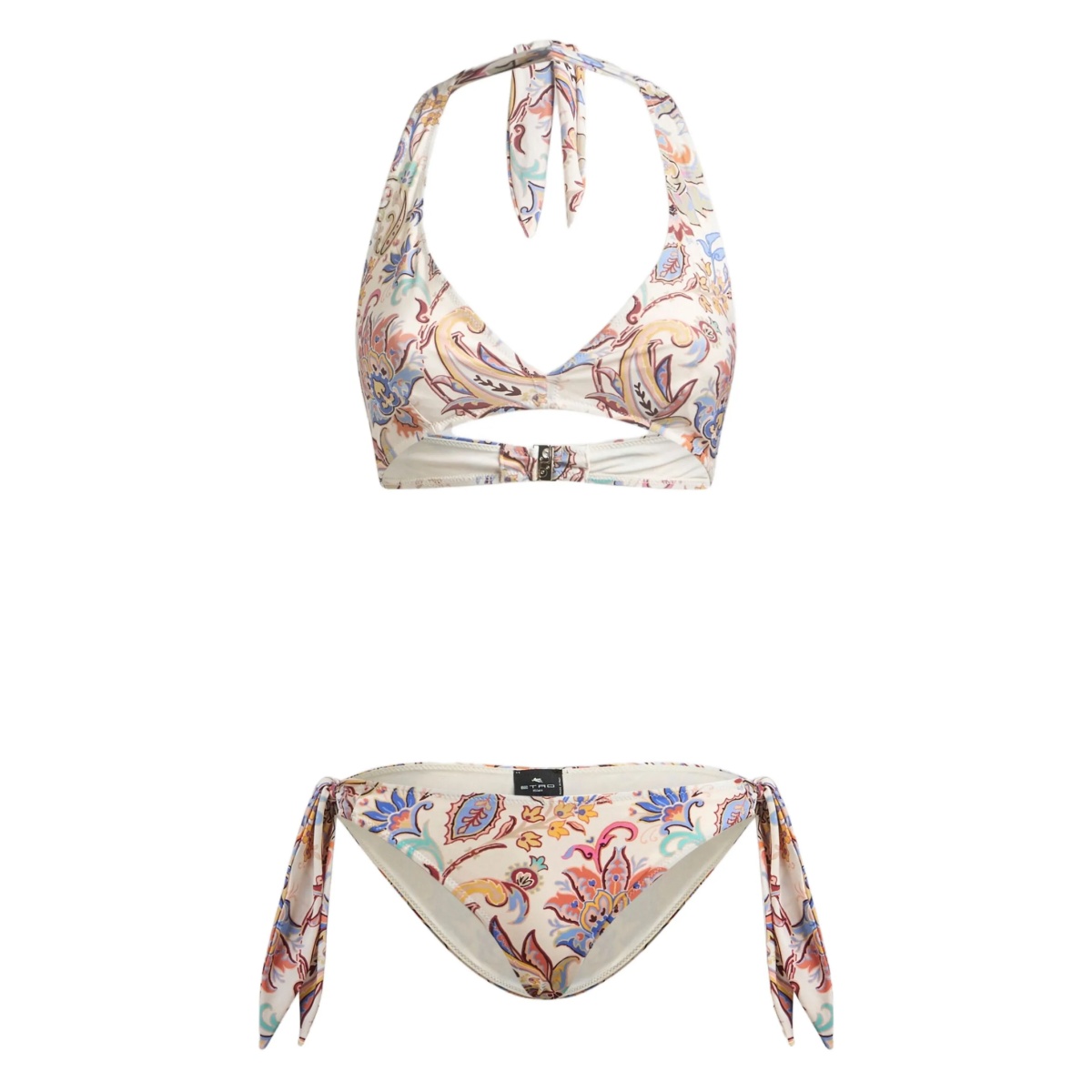 paisley-print bikini