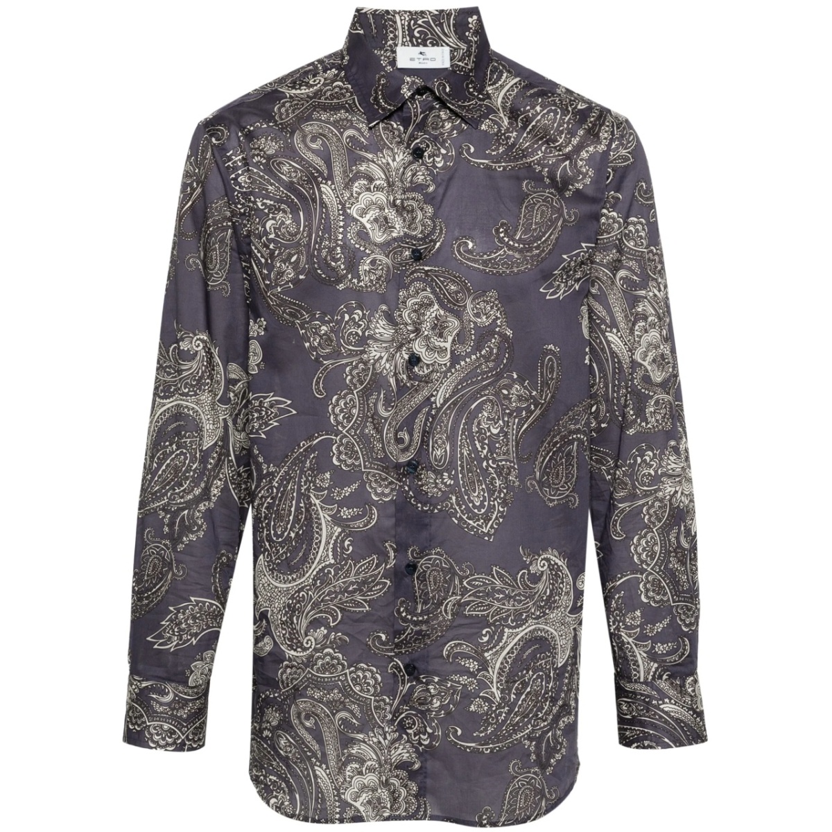 paisley-print cotton shirt