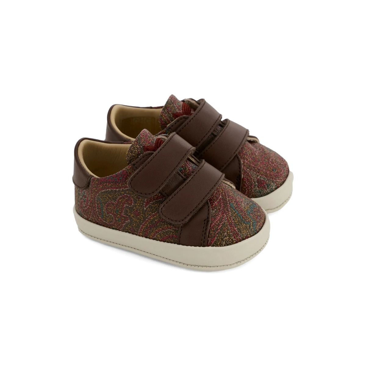 paisley-print double strap sneakers - Img 2