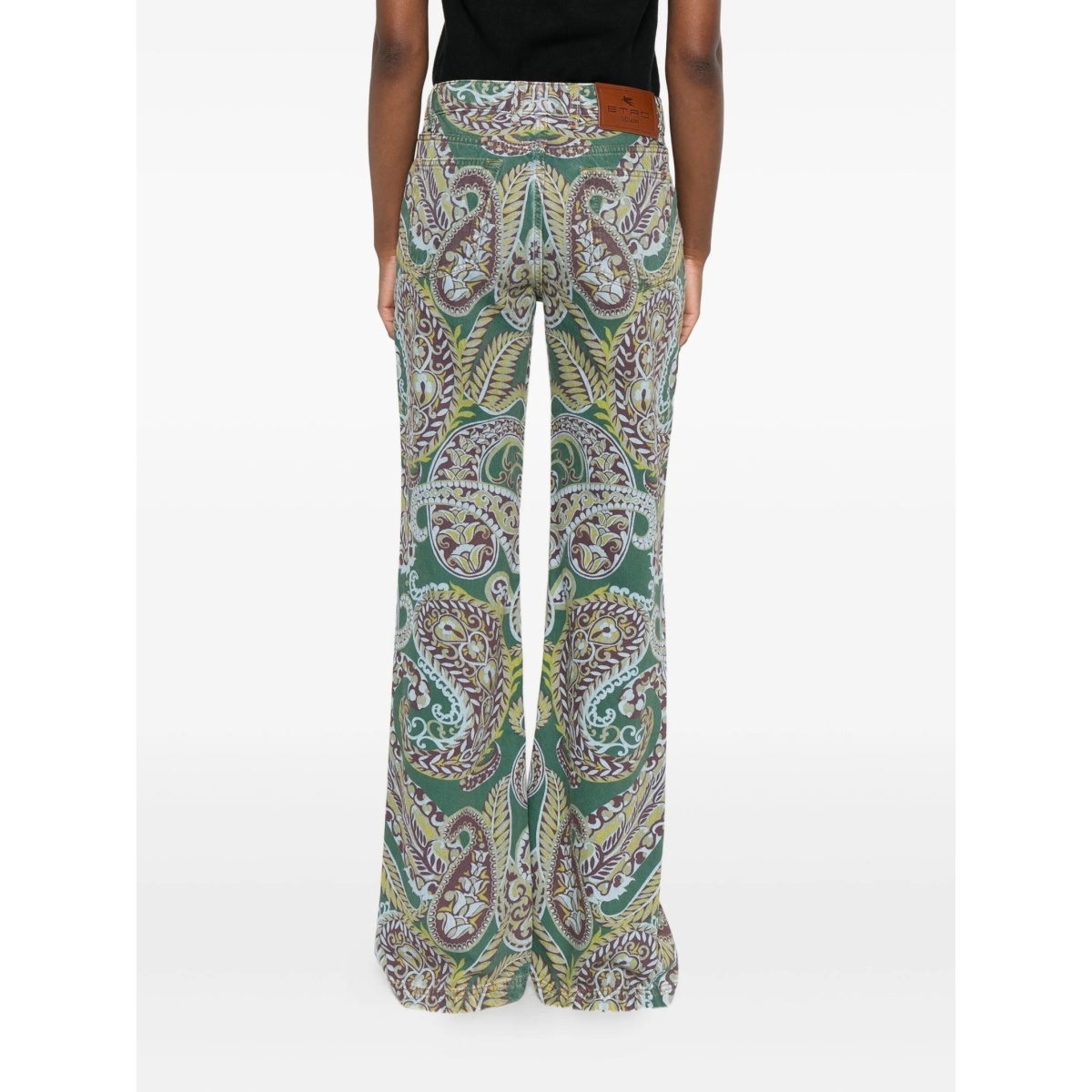 paisley-print jeans - Img 4