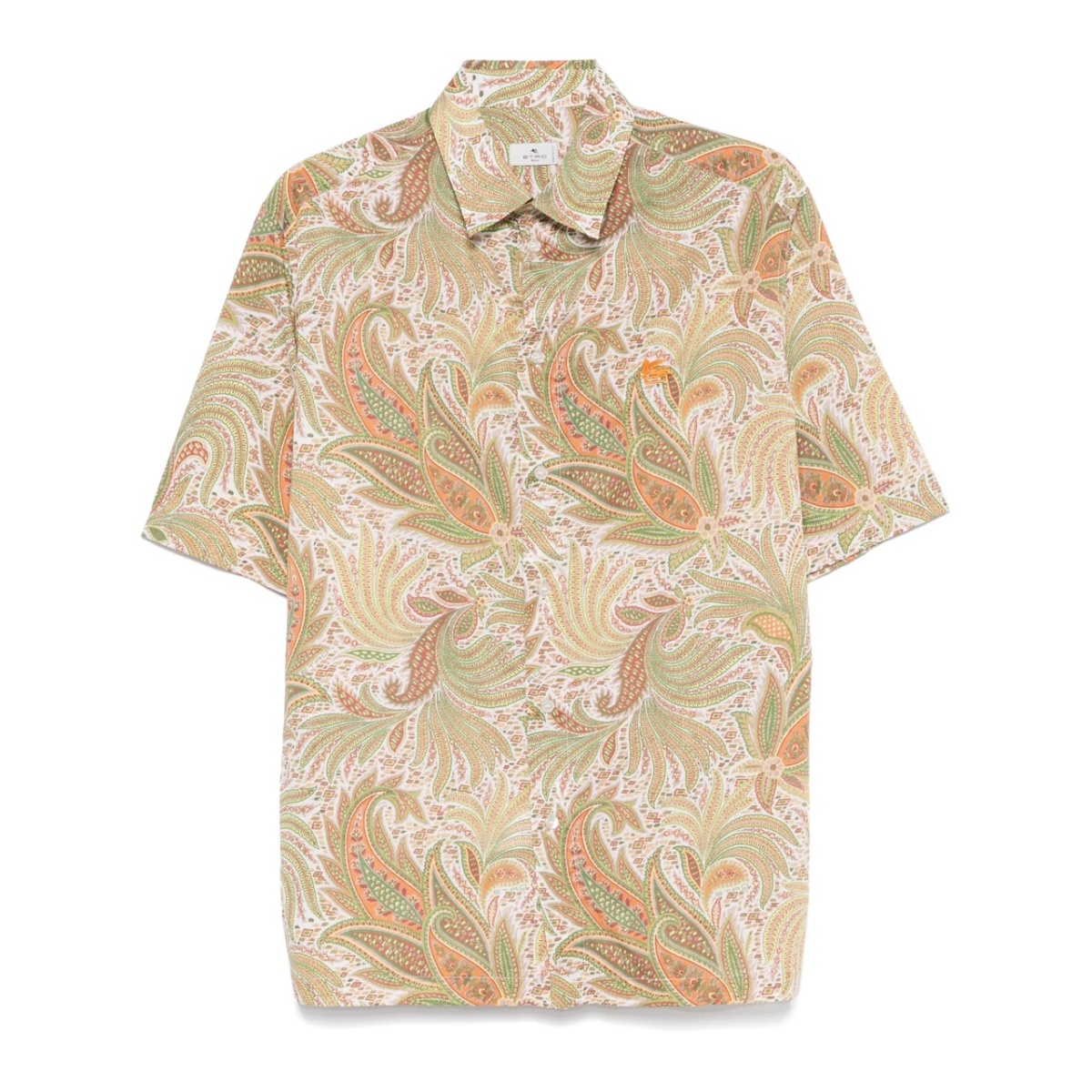paisley-print shirt