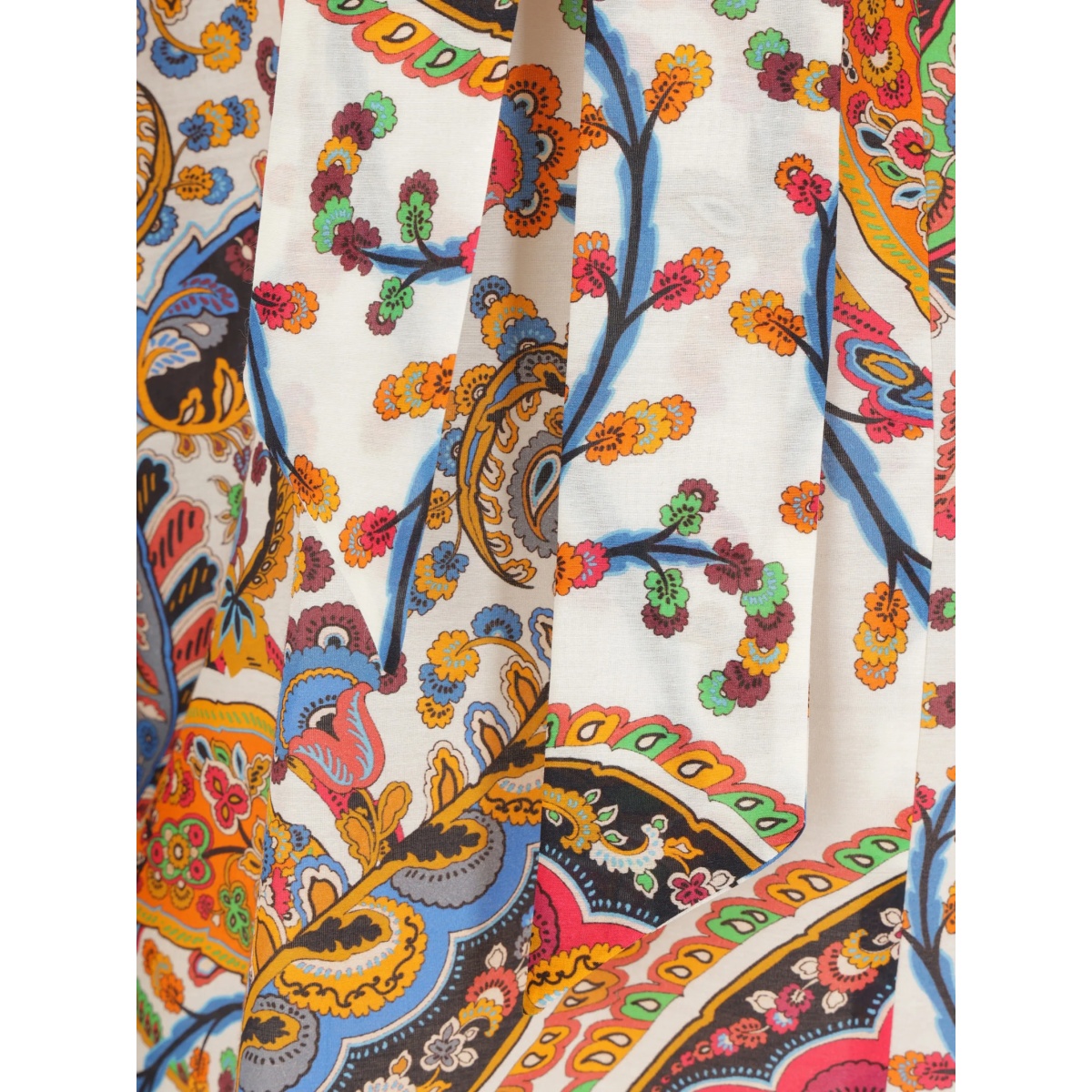 paisley tie-neck blouse - Img 3