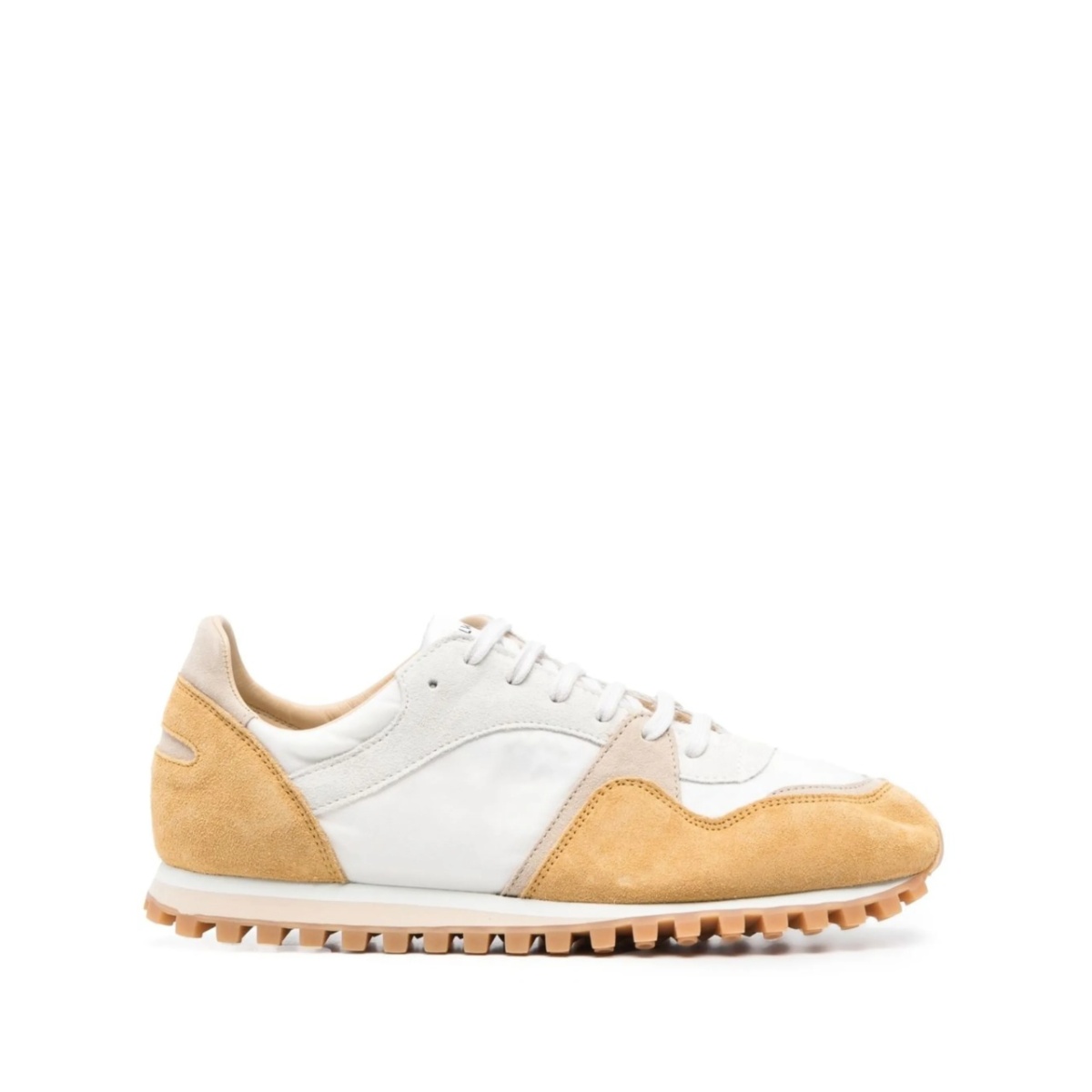 panelled low-top sneakers