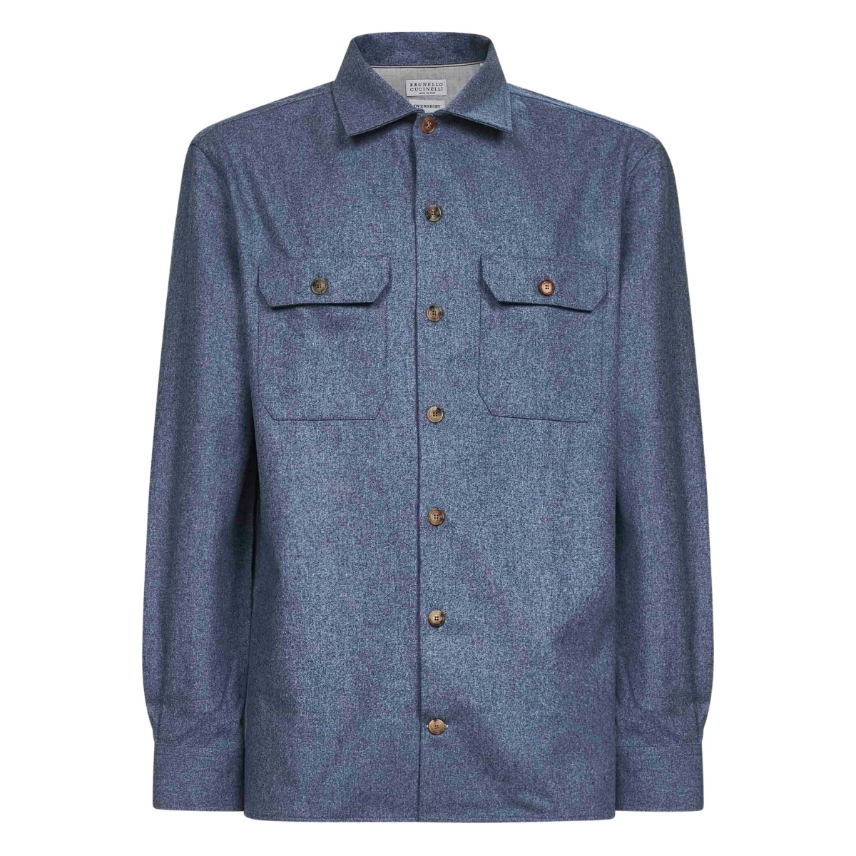 patch-pocket buttoned shirt