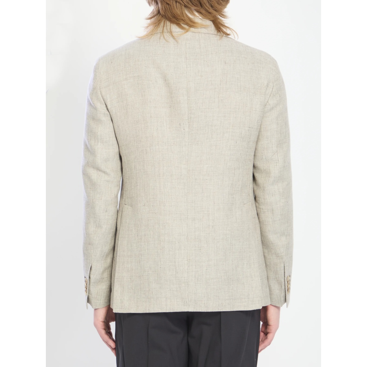patch pocket linen jacket - Img 4
