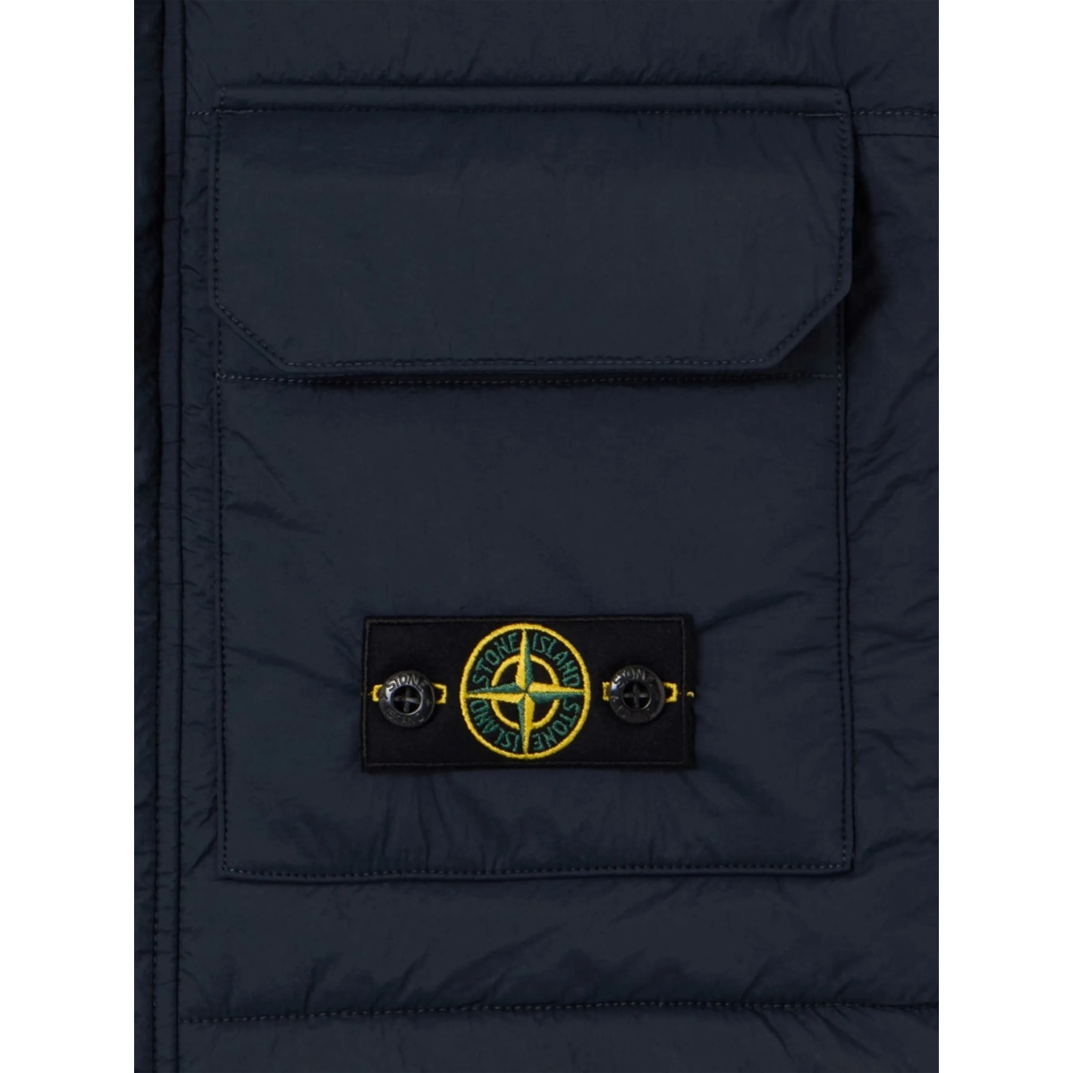 patch-pocket sleeveless vest - Img 4