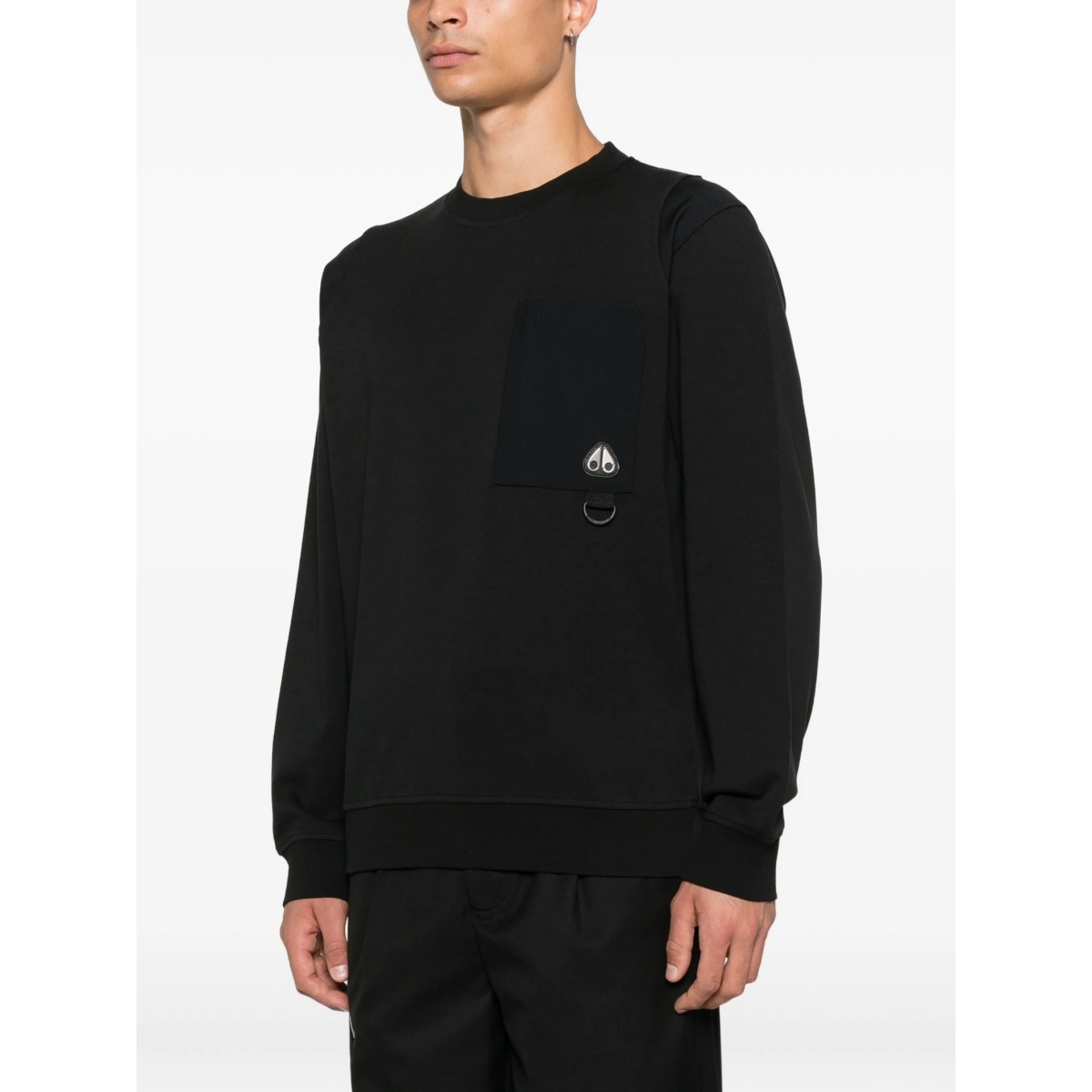 patch-pocket sweatshirt - Img 3
