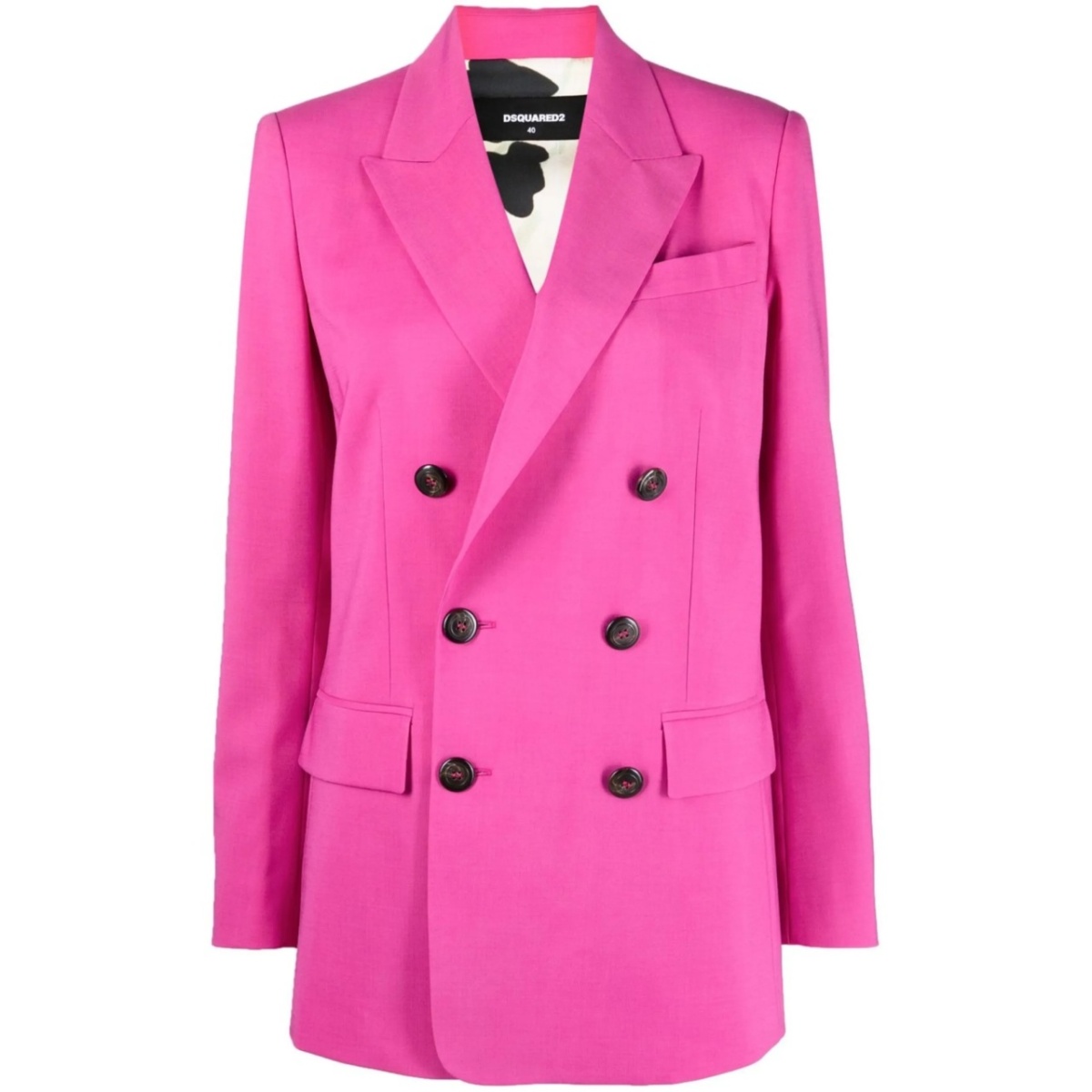 peak-lapel double-breasted blazer