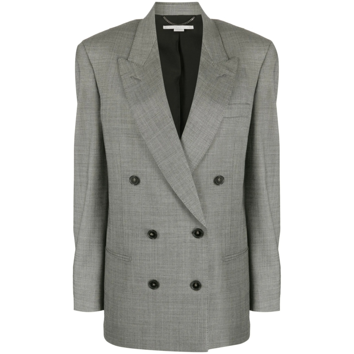 peak-lapels double-breasted blazer