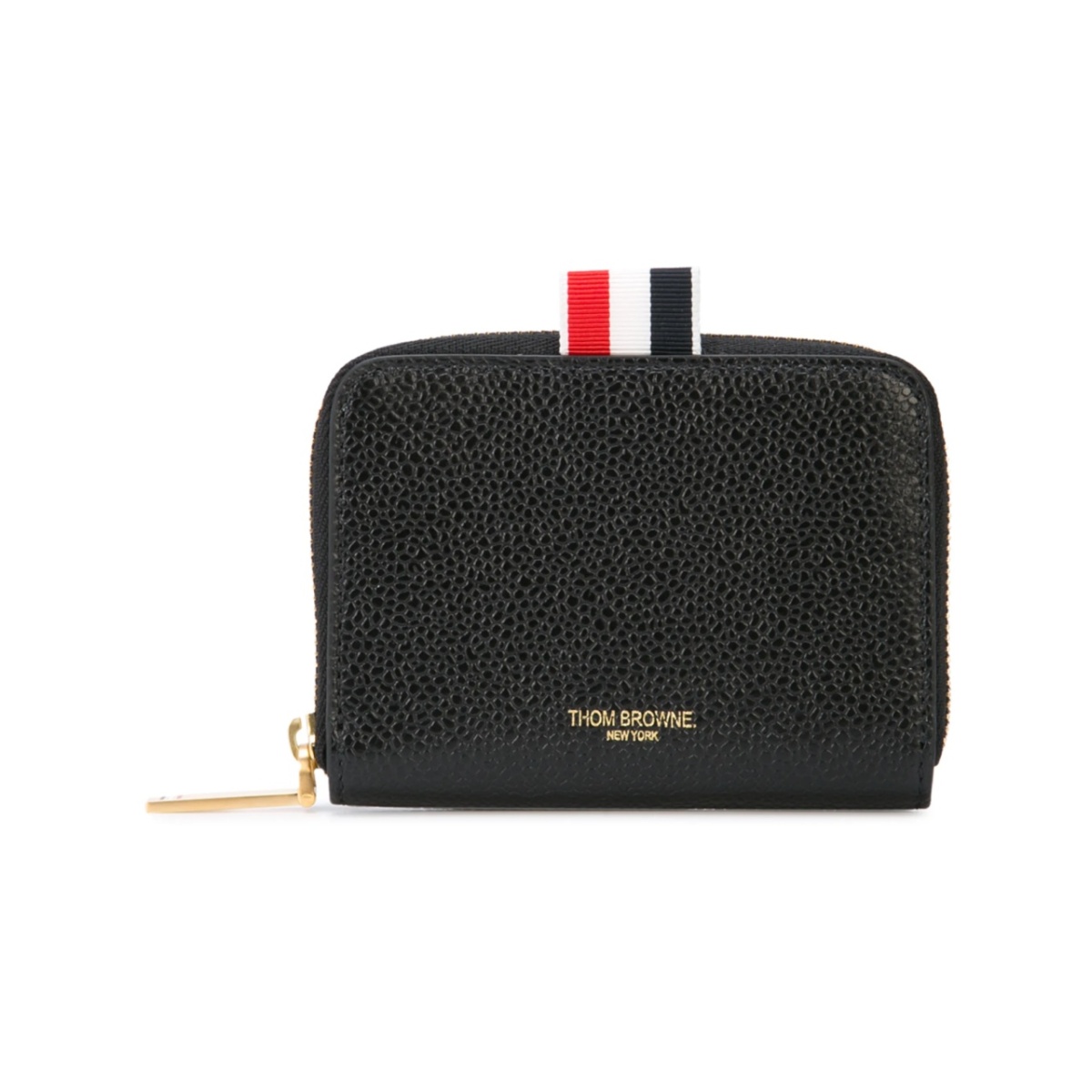 Pebbled Slim Short Purse