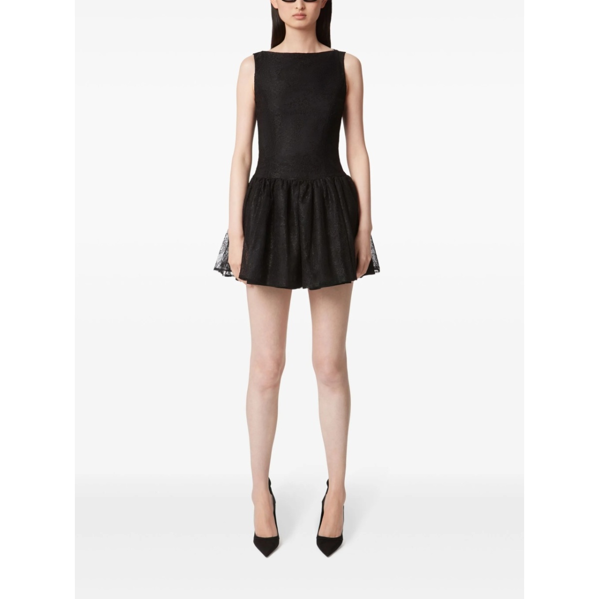peplum-hem mini dress - Img 2
