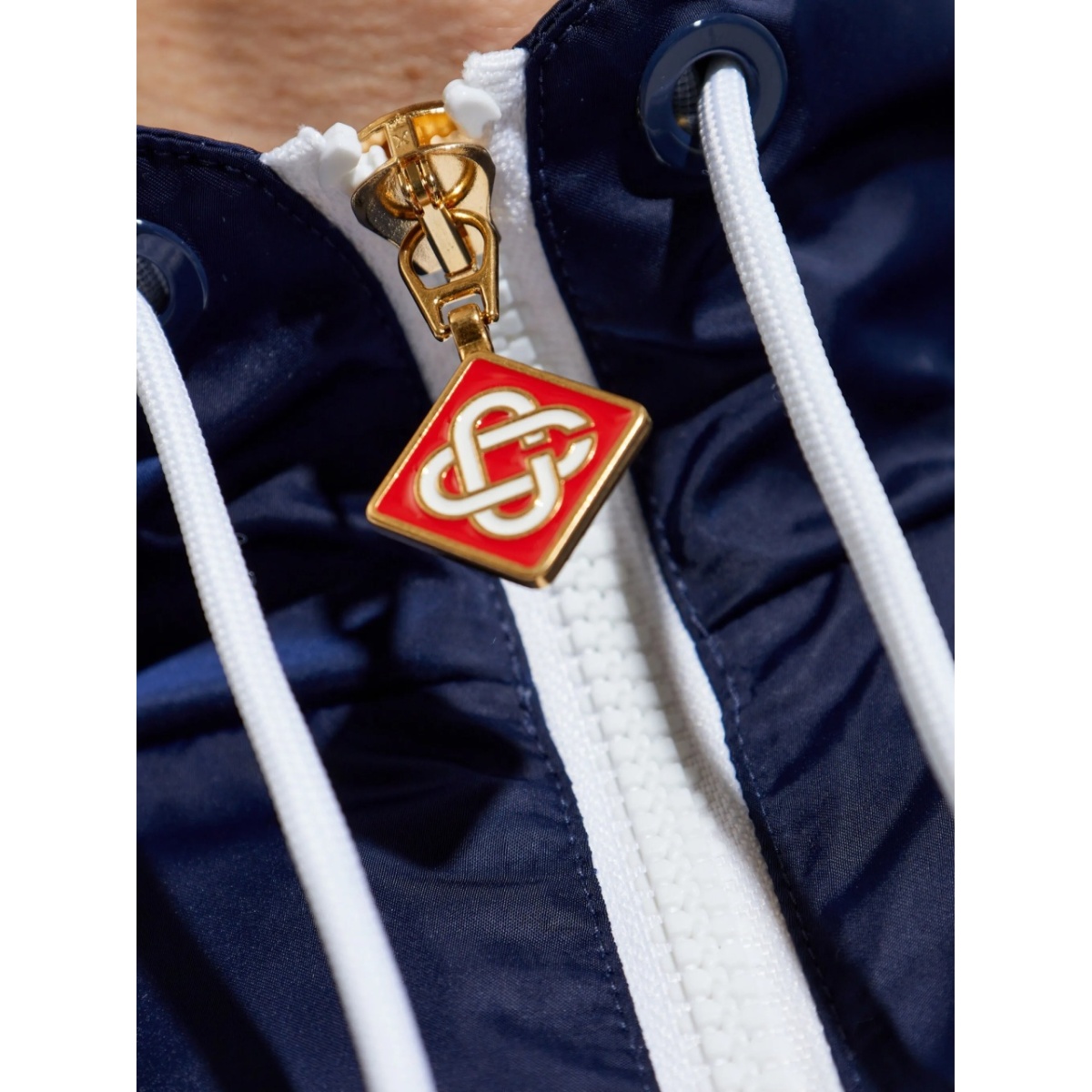 pinstripe-pattern track jacket - Img 5