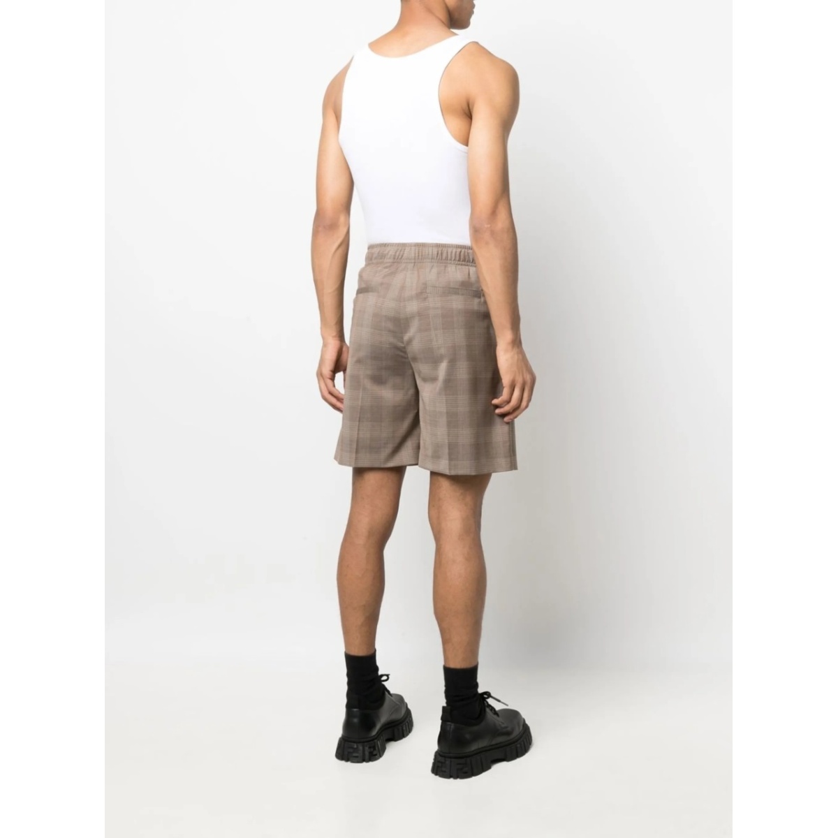 plaid tailored shorts - Img 4