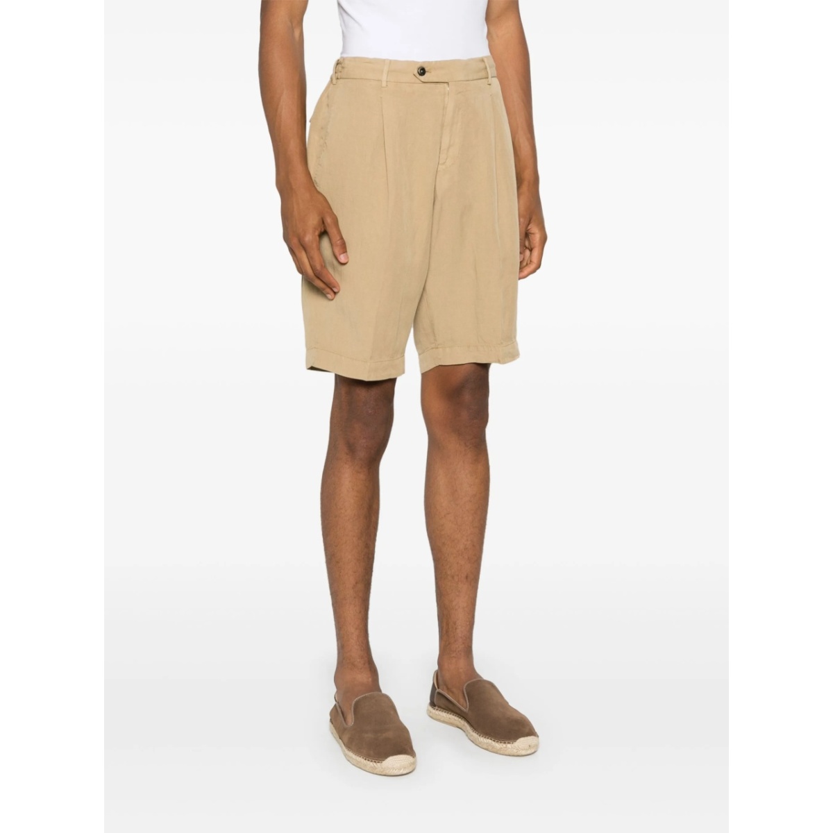 pleated bermuda shorts - Img 3