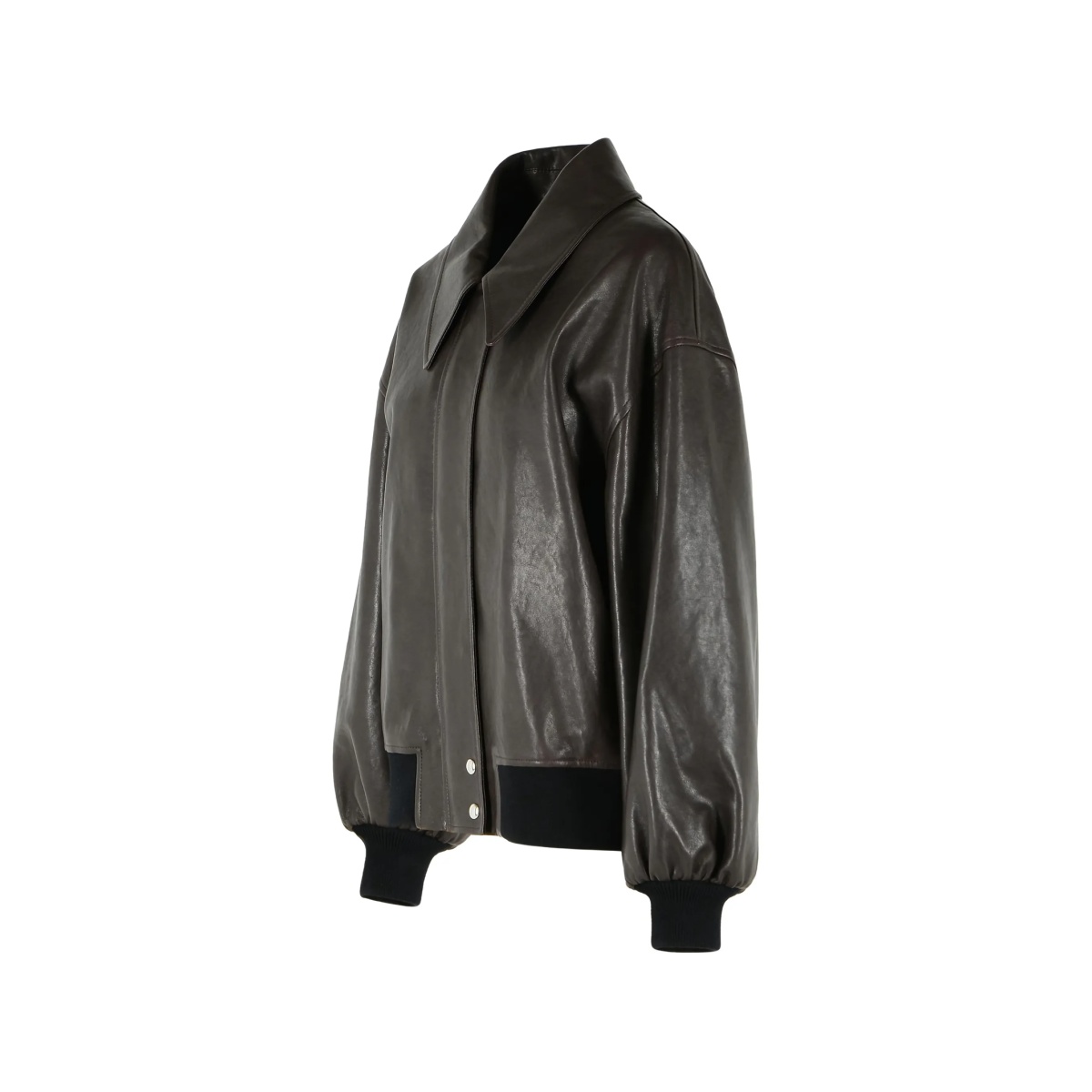 pointed collar sheepskin jacket - Img 3